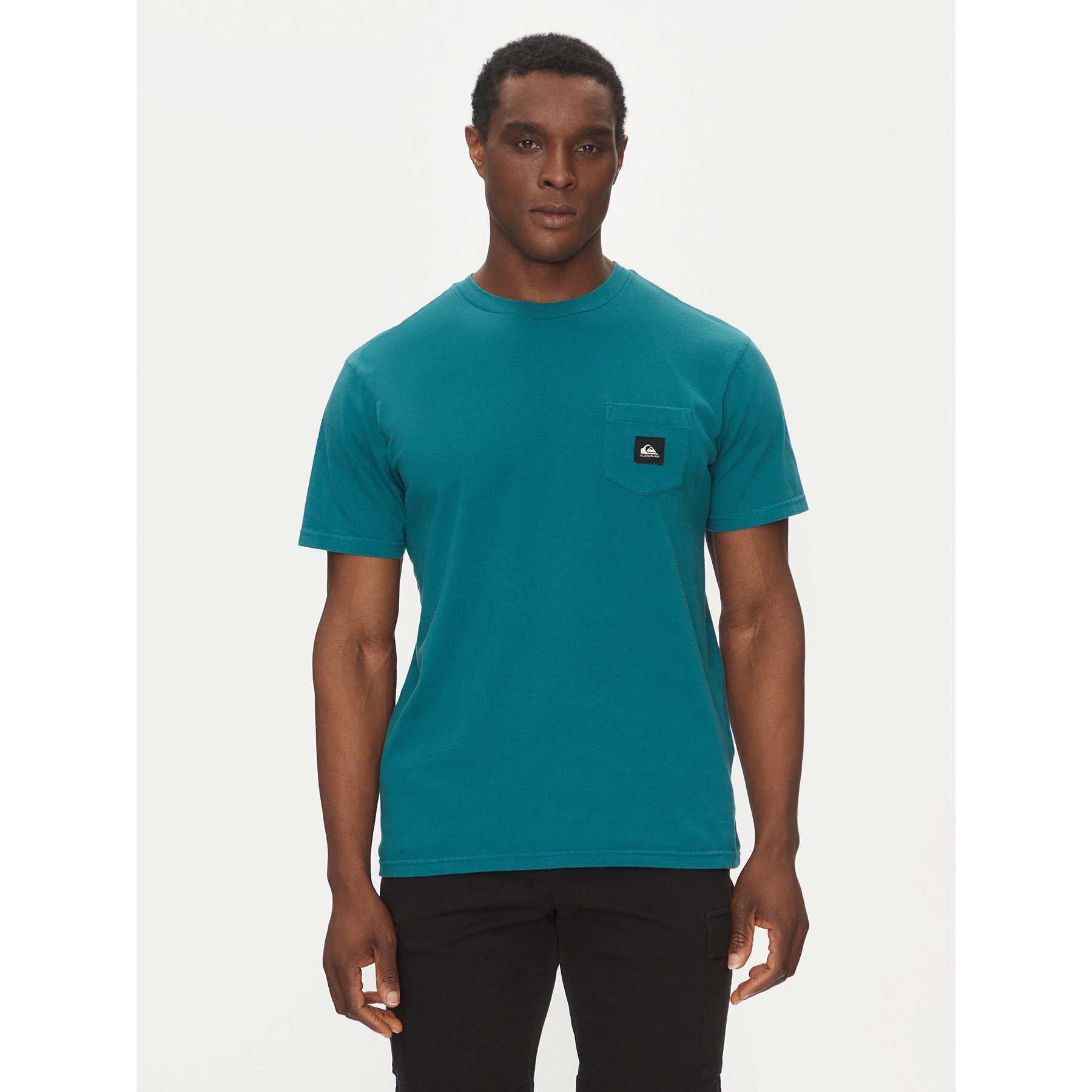 Quiksilver T-shirt EQYZT08035 Tirkizna Regular Fit