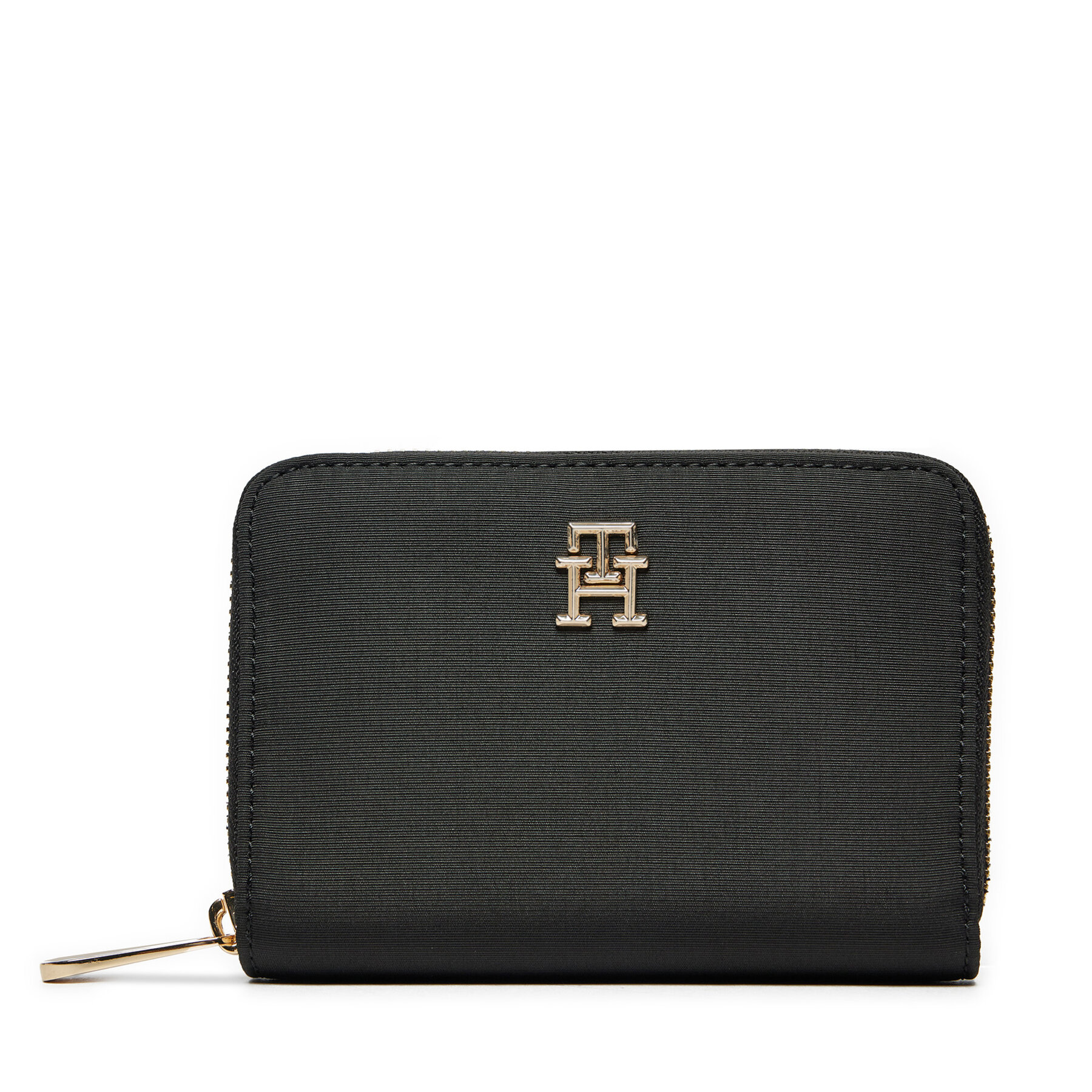 Cartera grande para mujer Tommy Hilfiger Poppy Med Za AW0AW16585 Negro