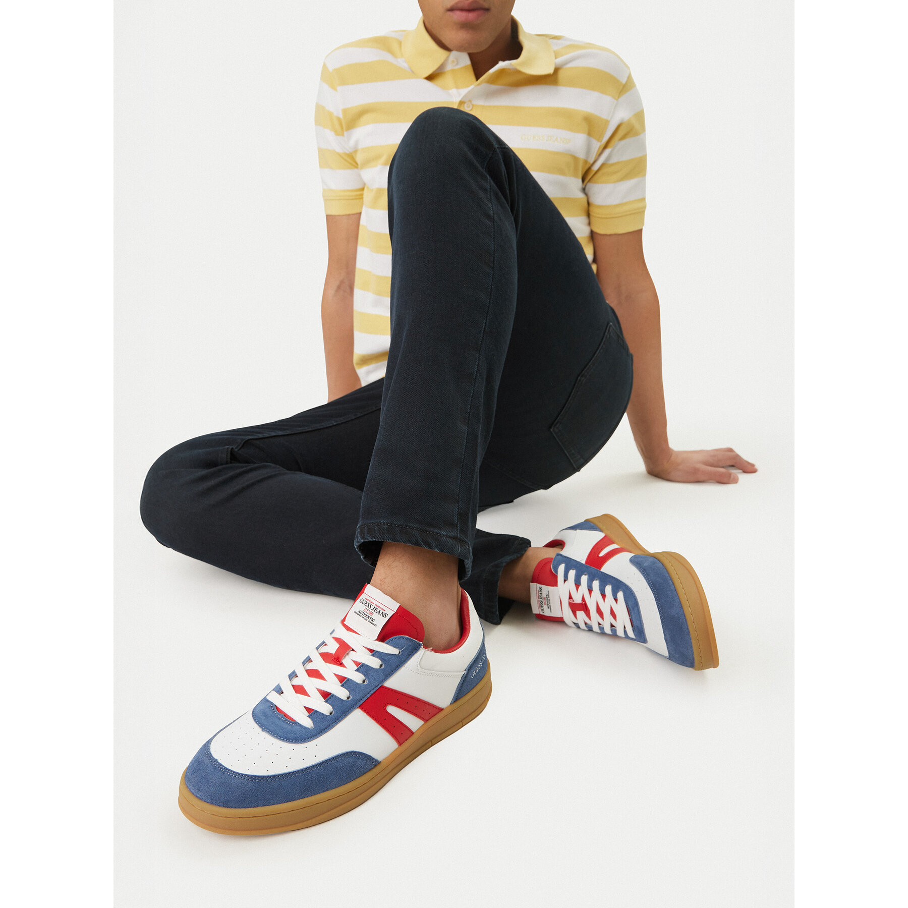 Tenisice Guess Jeans CWBEO-BENJAMIN-01 WE Bijela