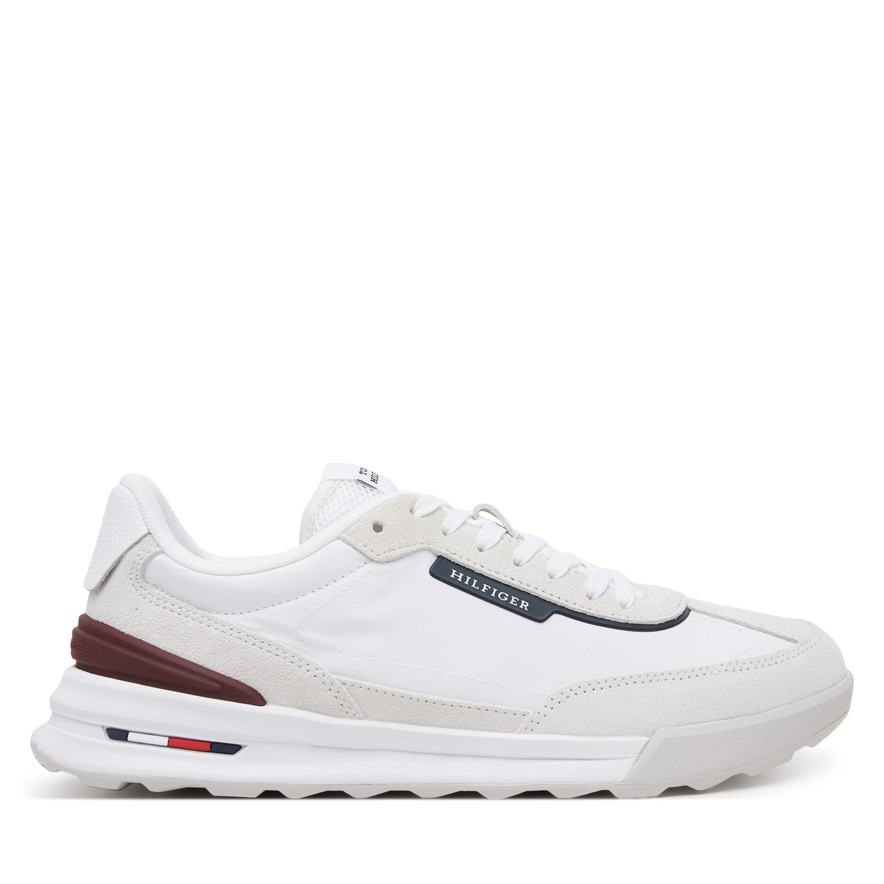 Sneakersy Tommy Hilfiger Retro Runner Seasonal FM0FM05425 Biela
