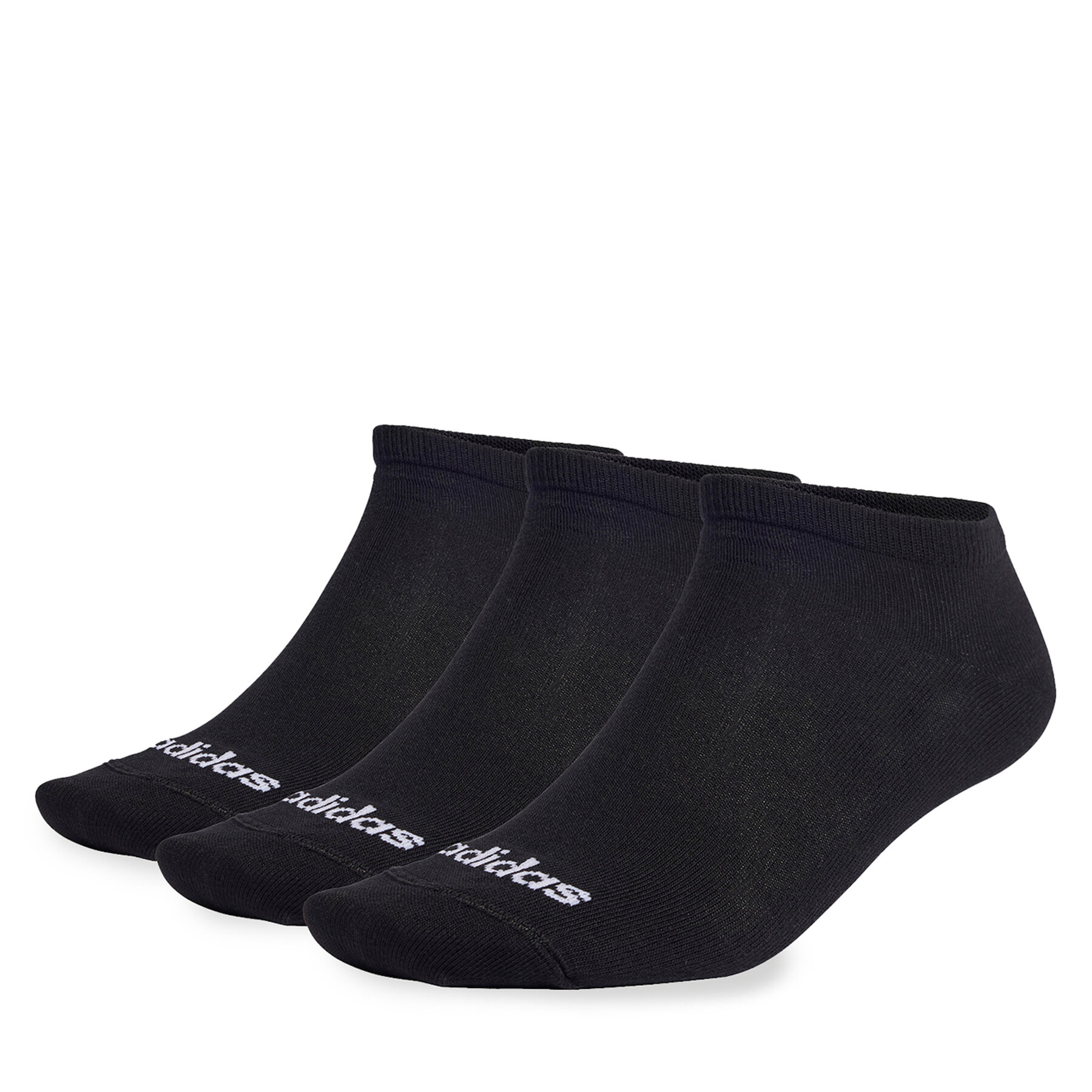 

Короткі шкарпетки unisex adidas Thin Linear Low-Cut Socks 3 Pairs IC1299 black/white, Чорний