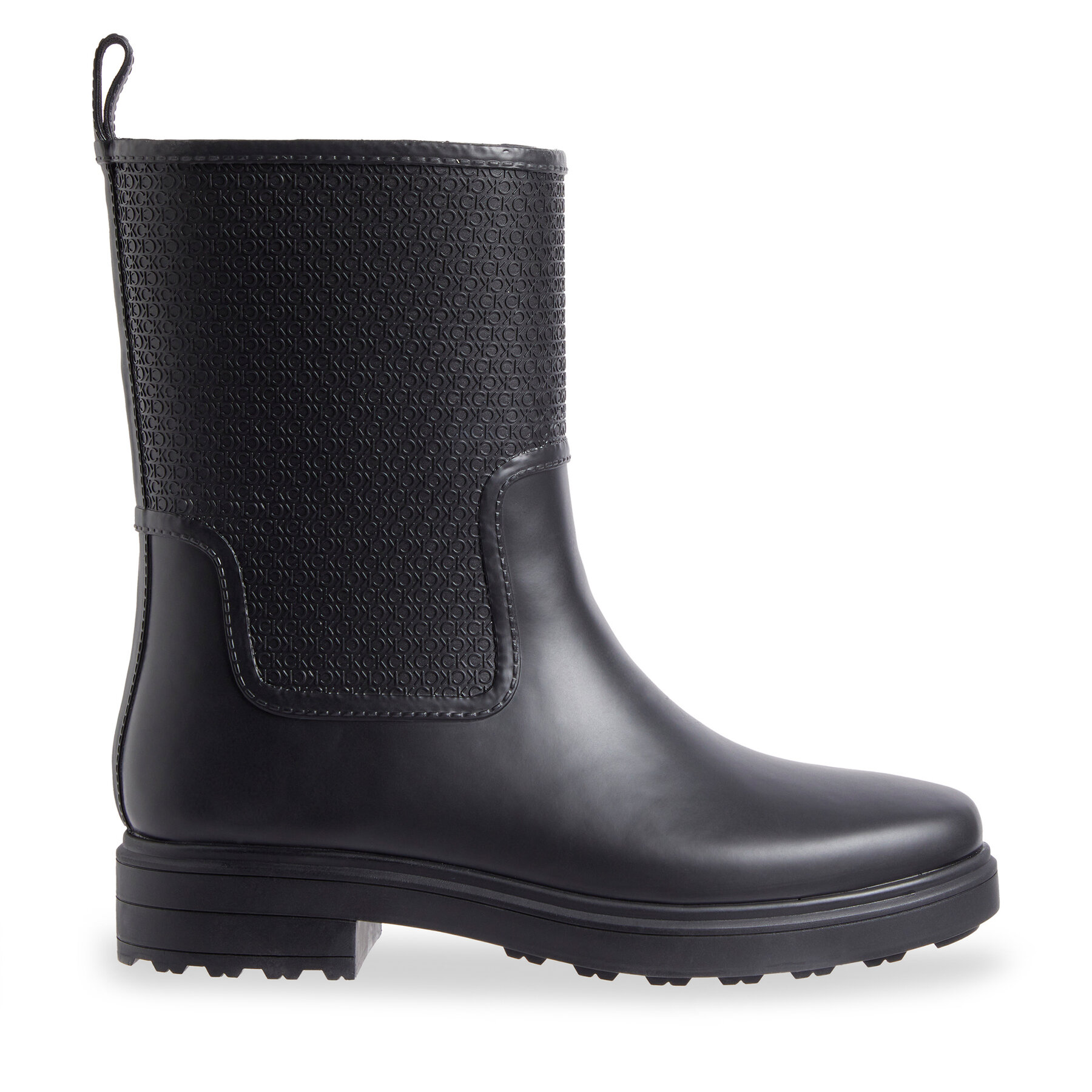 Gumijasti škornji Calvin Klein Ess Rainboot - Nano Mono Wl HW0HW01706 Ck Black BEH