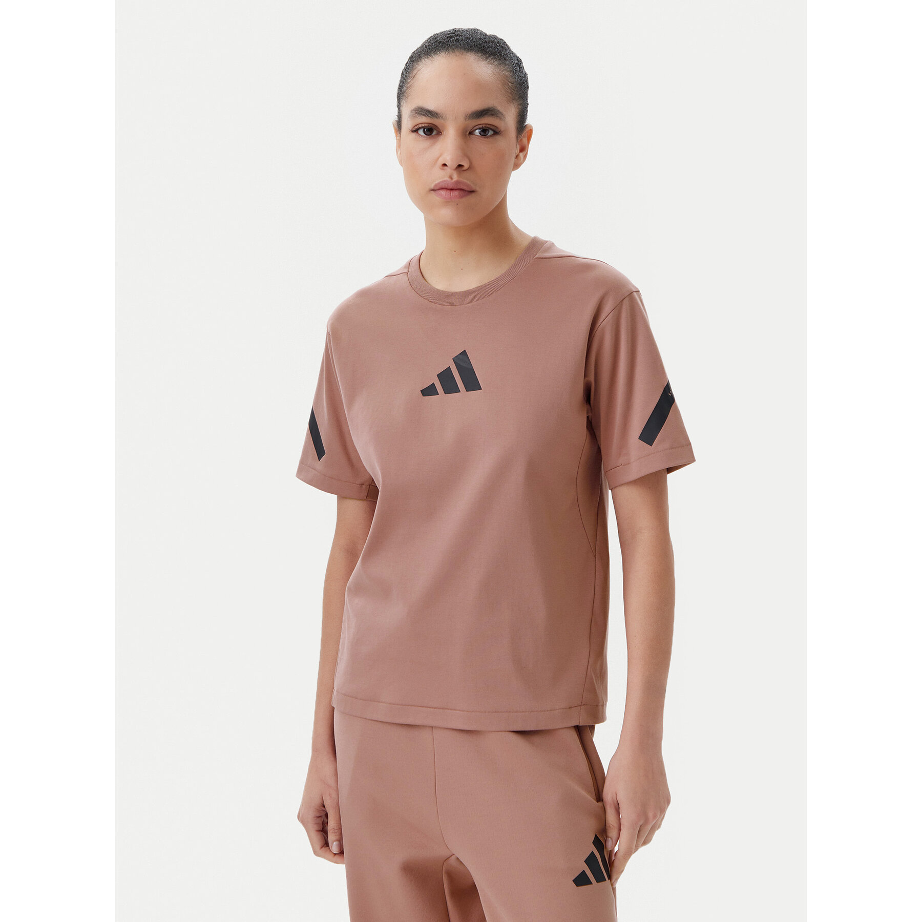 adidas Majica Z.N.E. JC9311 Roza Regular Fit