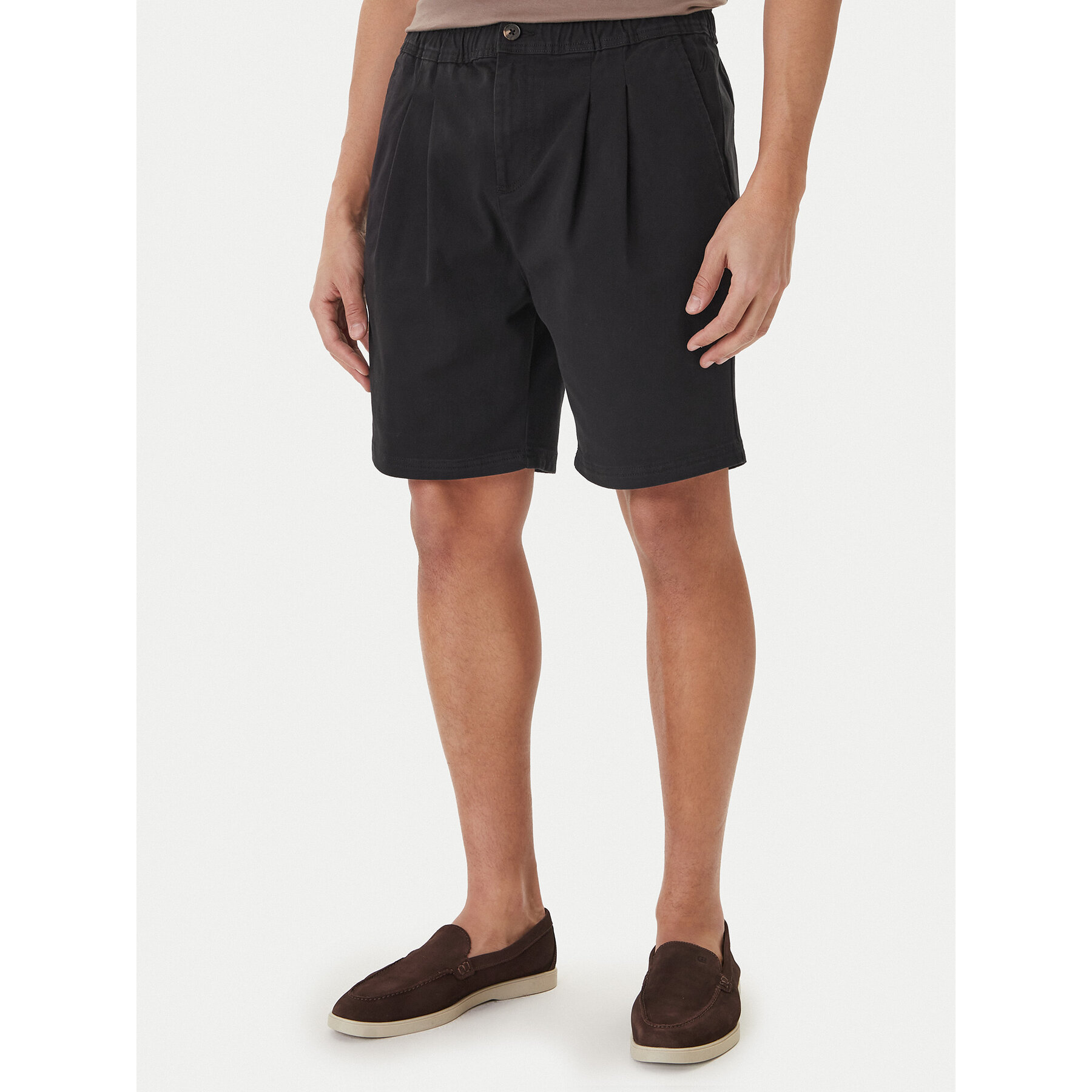 Nautica Stoffshorts Rava NCC03970 Schwarz Relaxed Fit