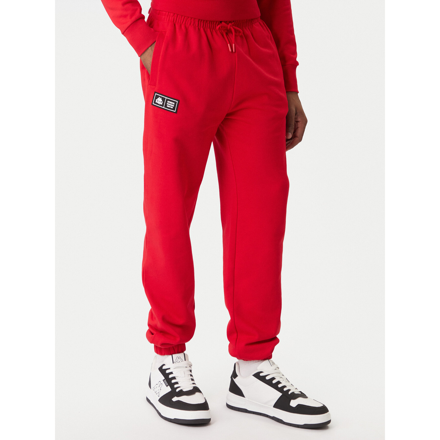 Kappa Donji dio trenerke Olmos 311M2TW Crvena Regular Fit