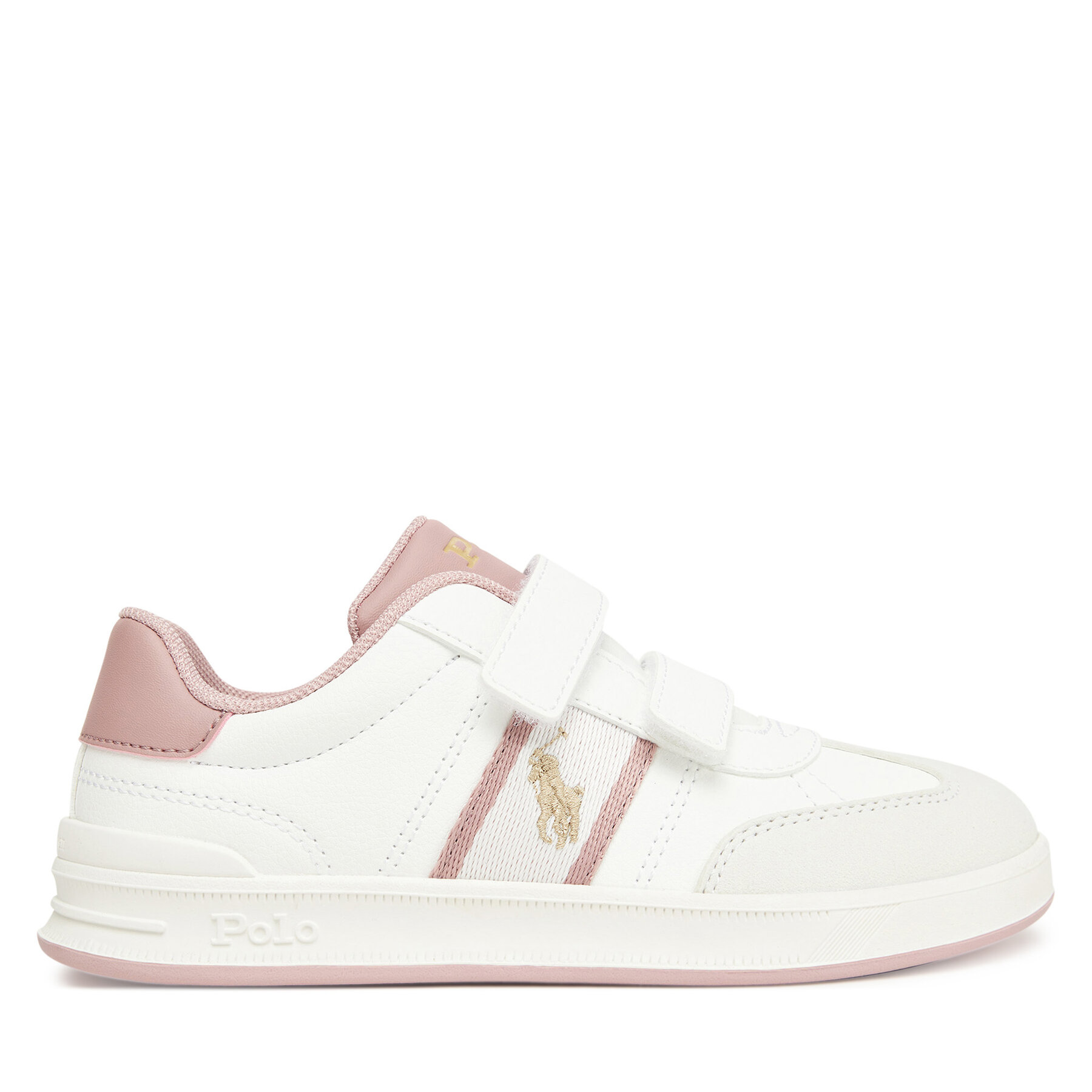 Sneakersy Polo Ralph Lauren Heritage Court III T-Toe Ez RL03359101 Biela