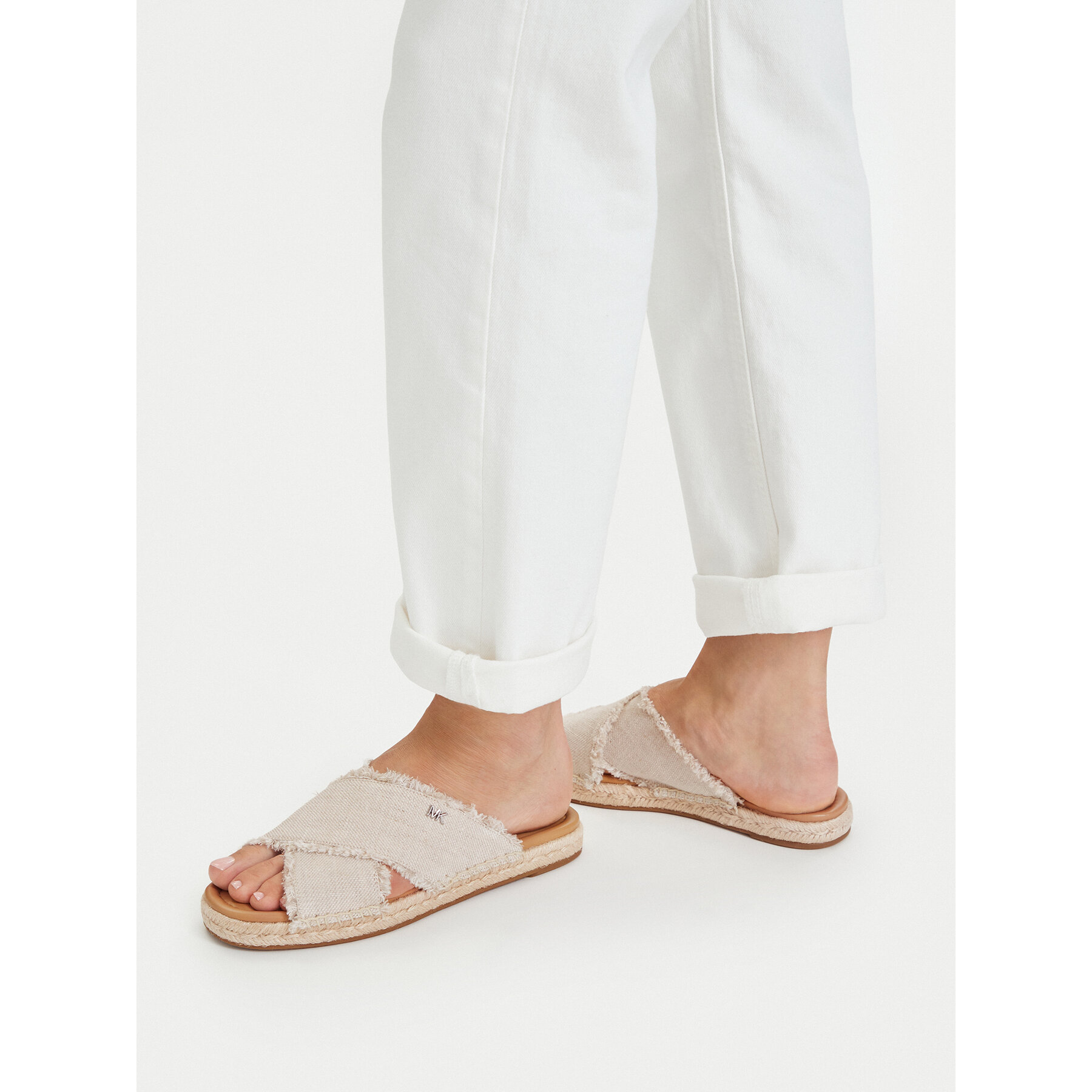 Espadrilky MICHAEL Michael Kors Kenzie 40S6KZFS2D Béžová