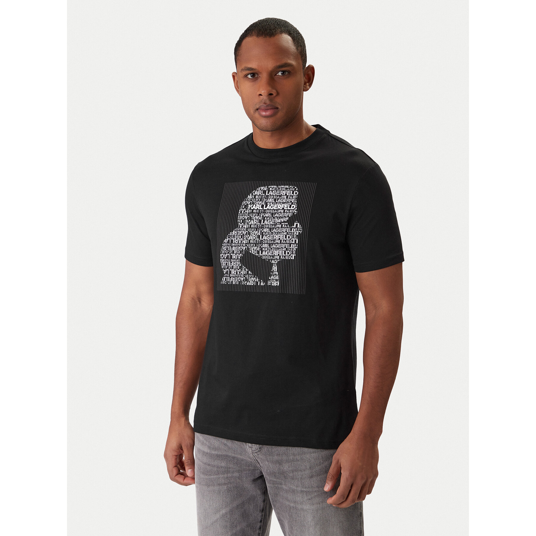 KARL LAGERFELD Camiseta 755075 561252 Negro Regular Fit