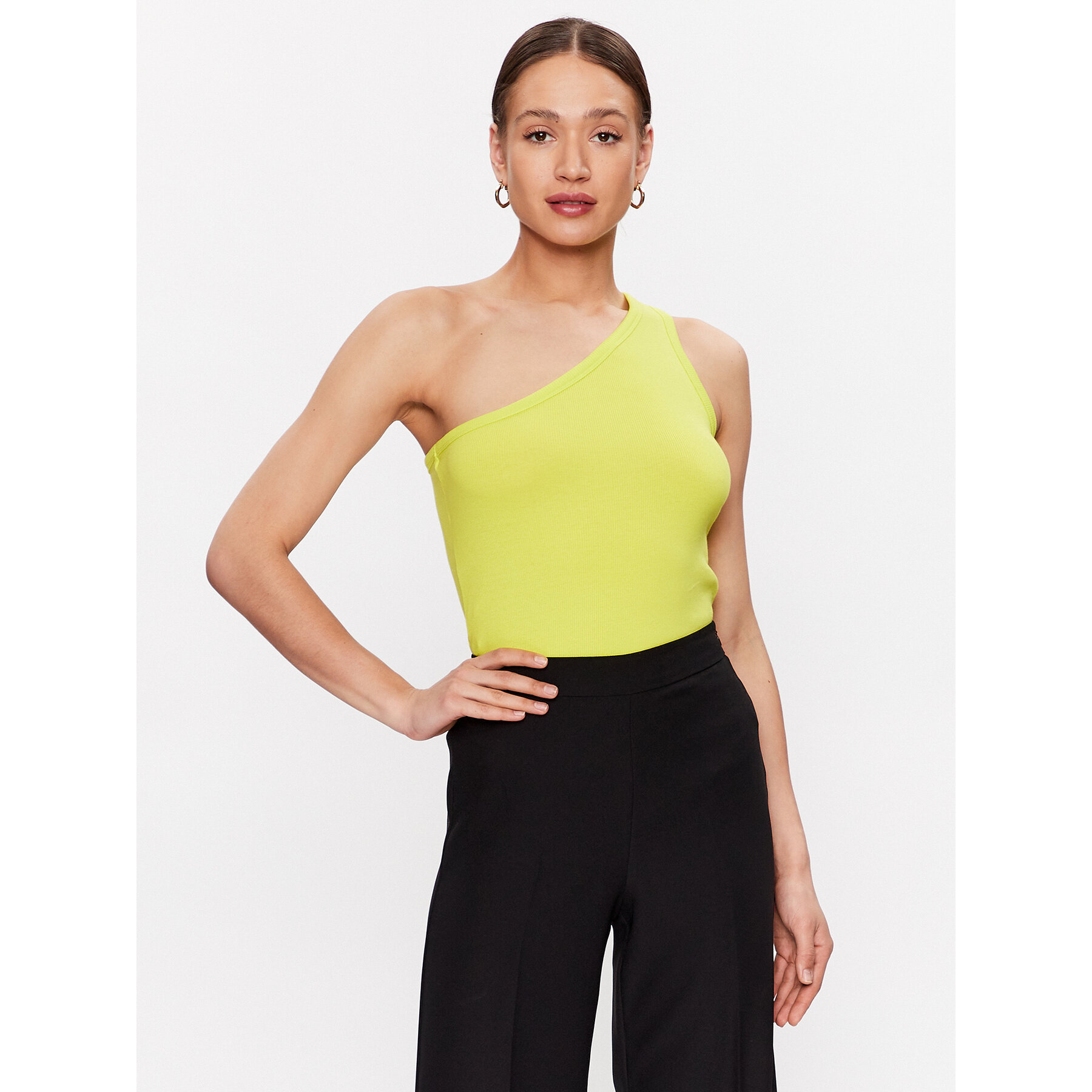 b.young b.young Τοπ Sanana 20813300 Κίτρινο Slim Fit