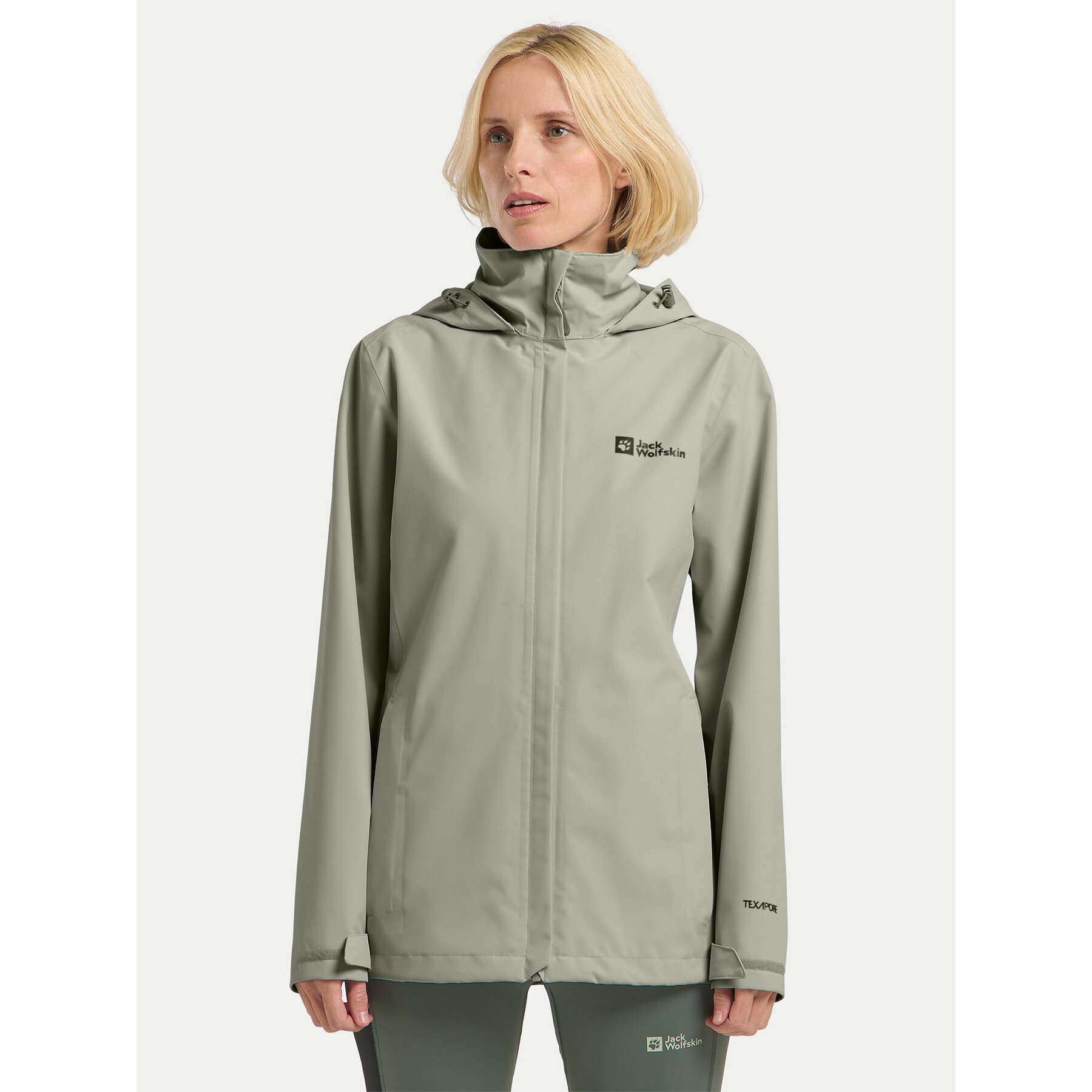Jack Wolfskin Outdoor-Jacke Trailtime 2l A63902 Grün Regular Fit