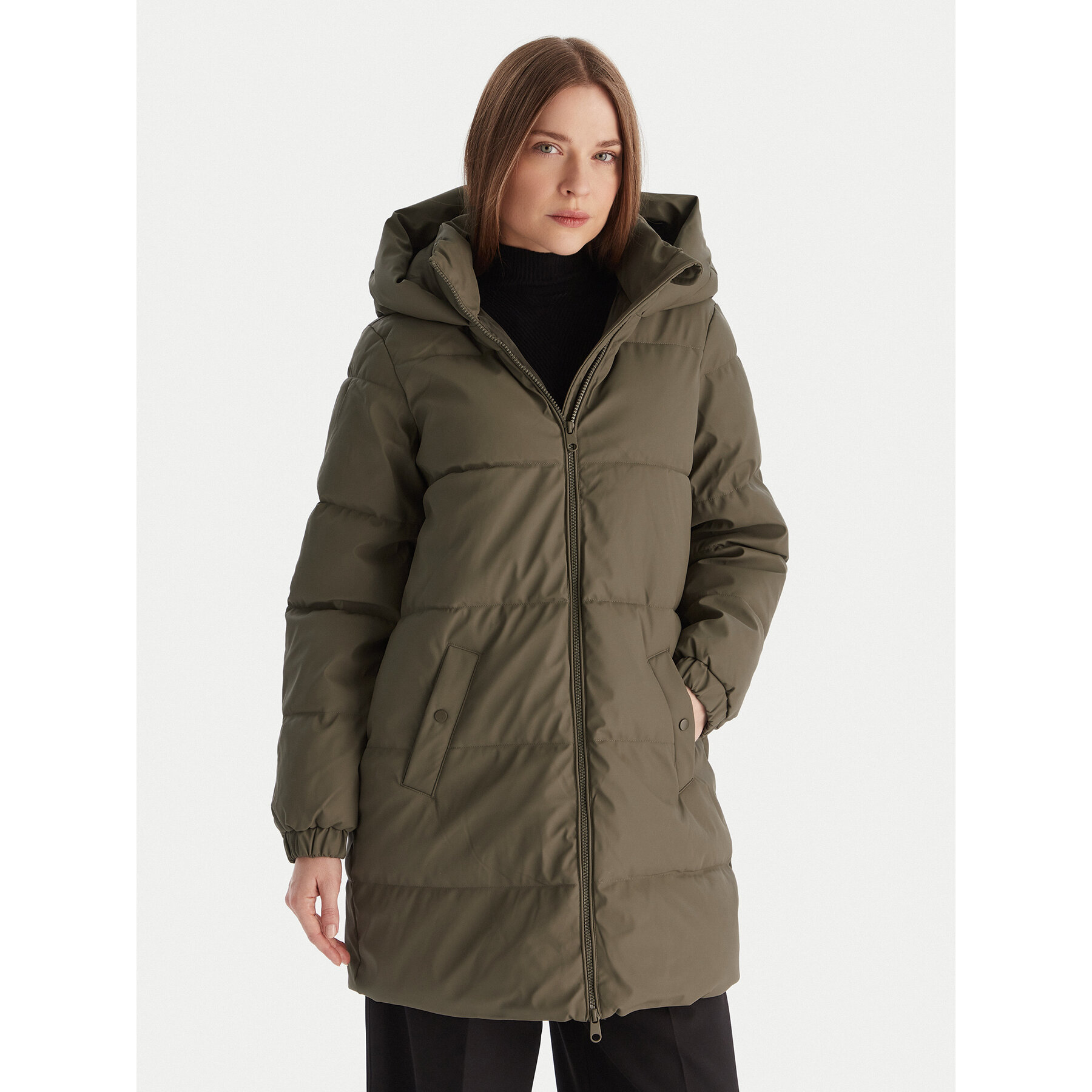 Vero Moda Winterjacke Gretafie 10275292 Braun Regular Fit