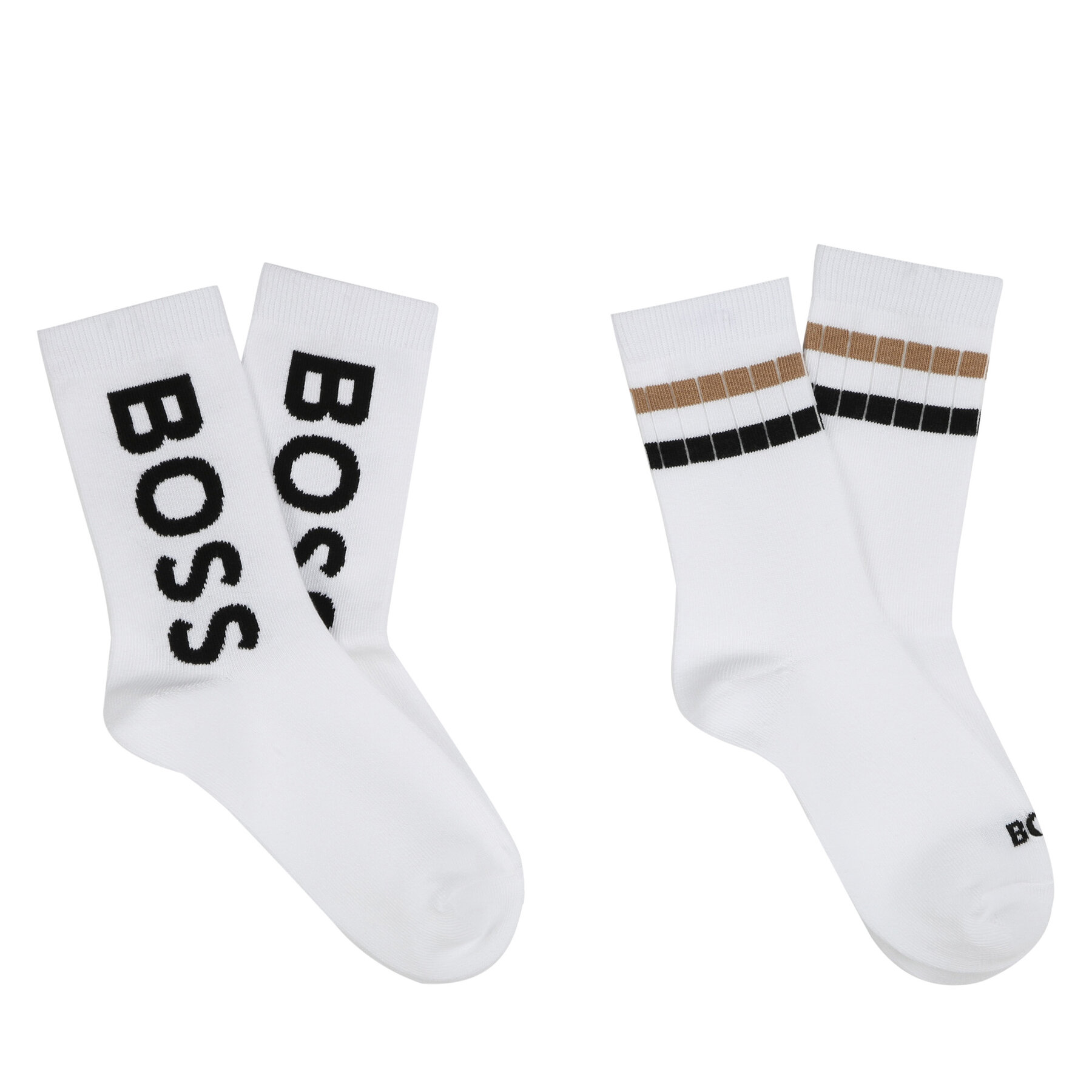 Дълги чорапи BOSS J51743 Бял