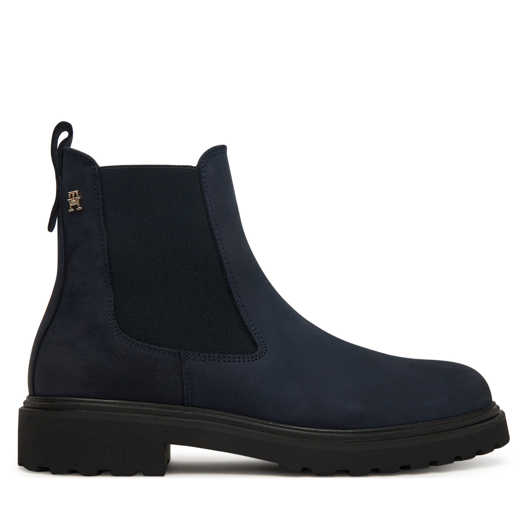 Ghete Jodhpur Tommy Hilfiger Nubuck Cleated FW0FW09041 Bleumarin