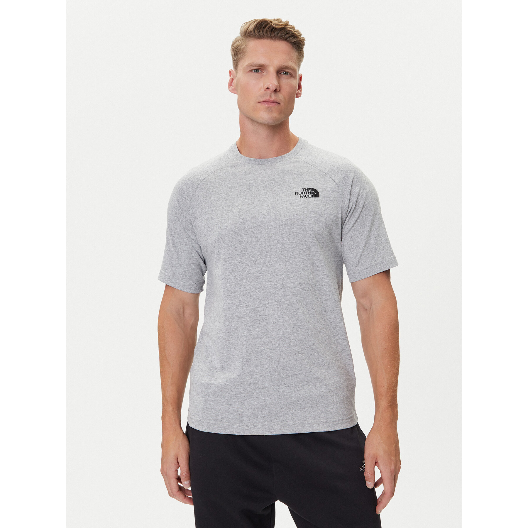 The North Face T-Shirt NF0A87NU Grau Regular Fit