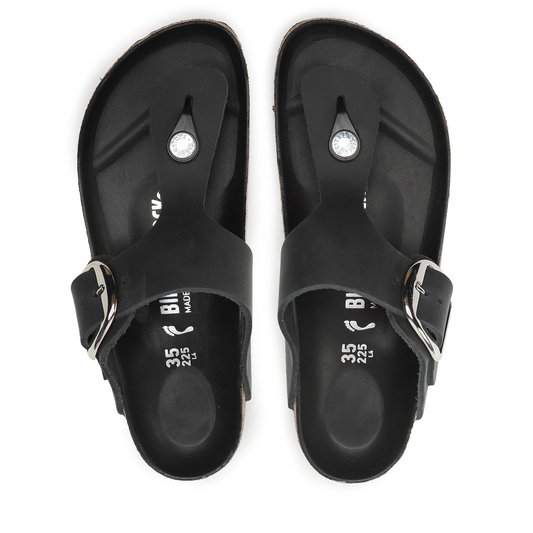 Birkenstock Dámske Žabky, Rozmer: 39, Čierna, Gizeh Big Buckle 1023337