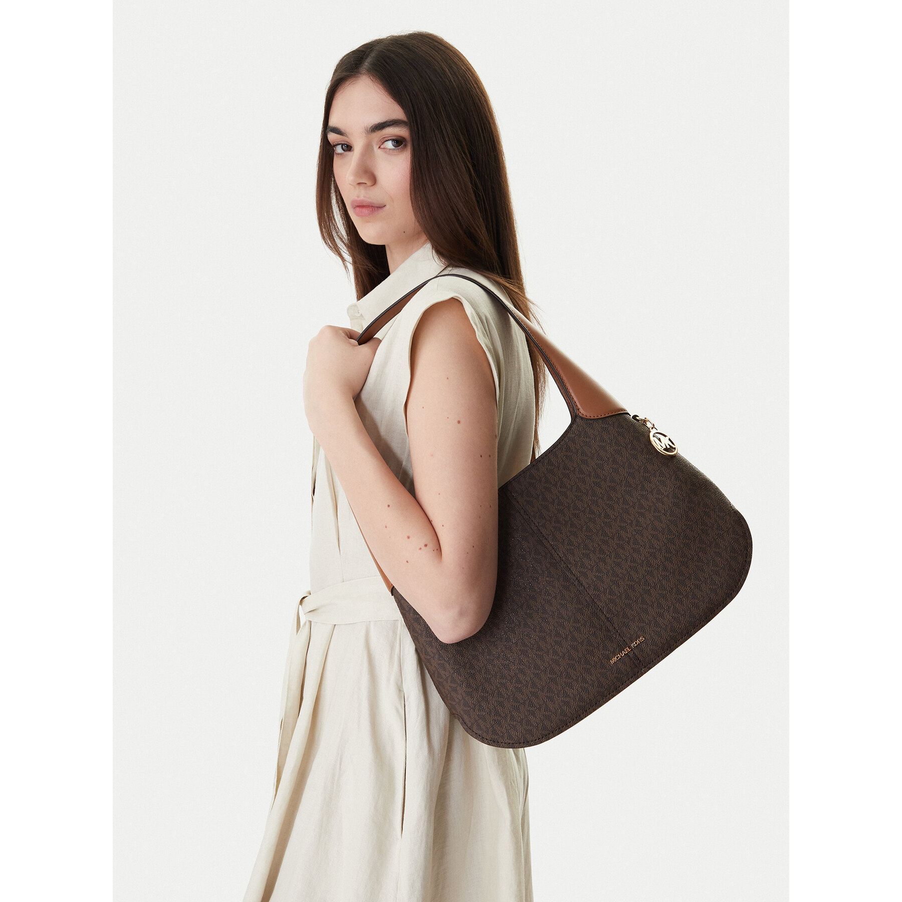 Ročna torba MICHAEL Michael Kors 30R6G0XL3B Rjava