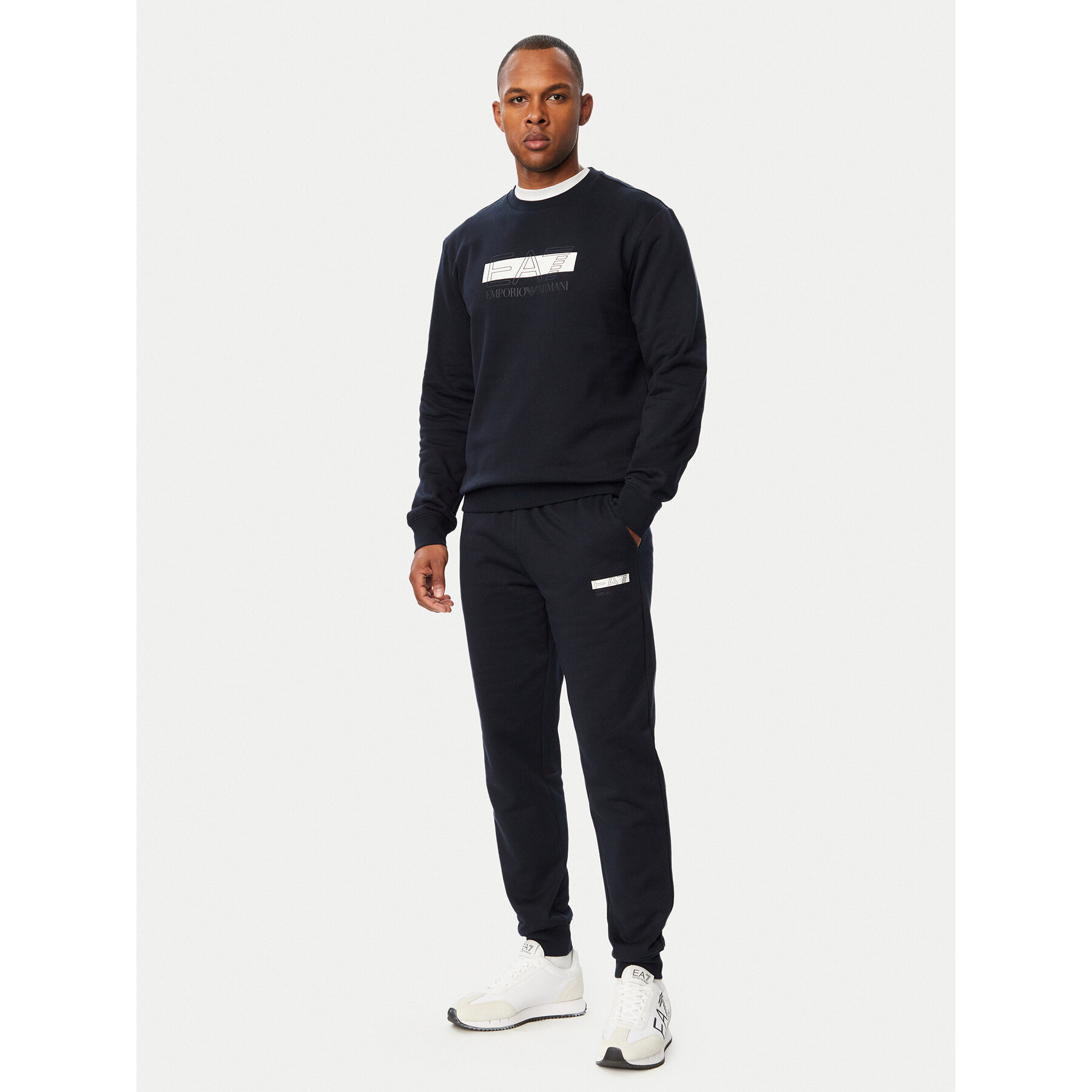 EA7 Emporio Armani Jogginganzug 7M002428 AF10377 MB149 Dunkelblau Regular Fit
