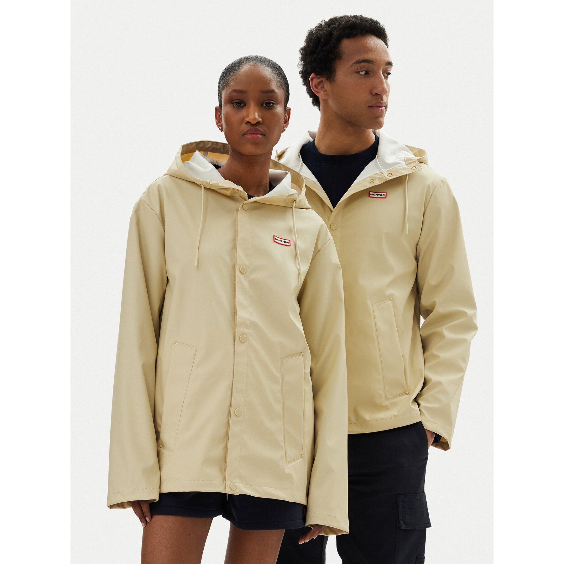 Hunter Regenjacke Izzy Unisex HARU0012251 Beige Regular Fit