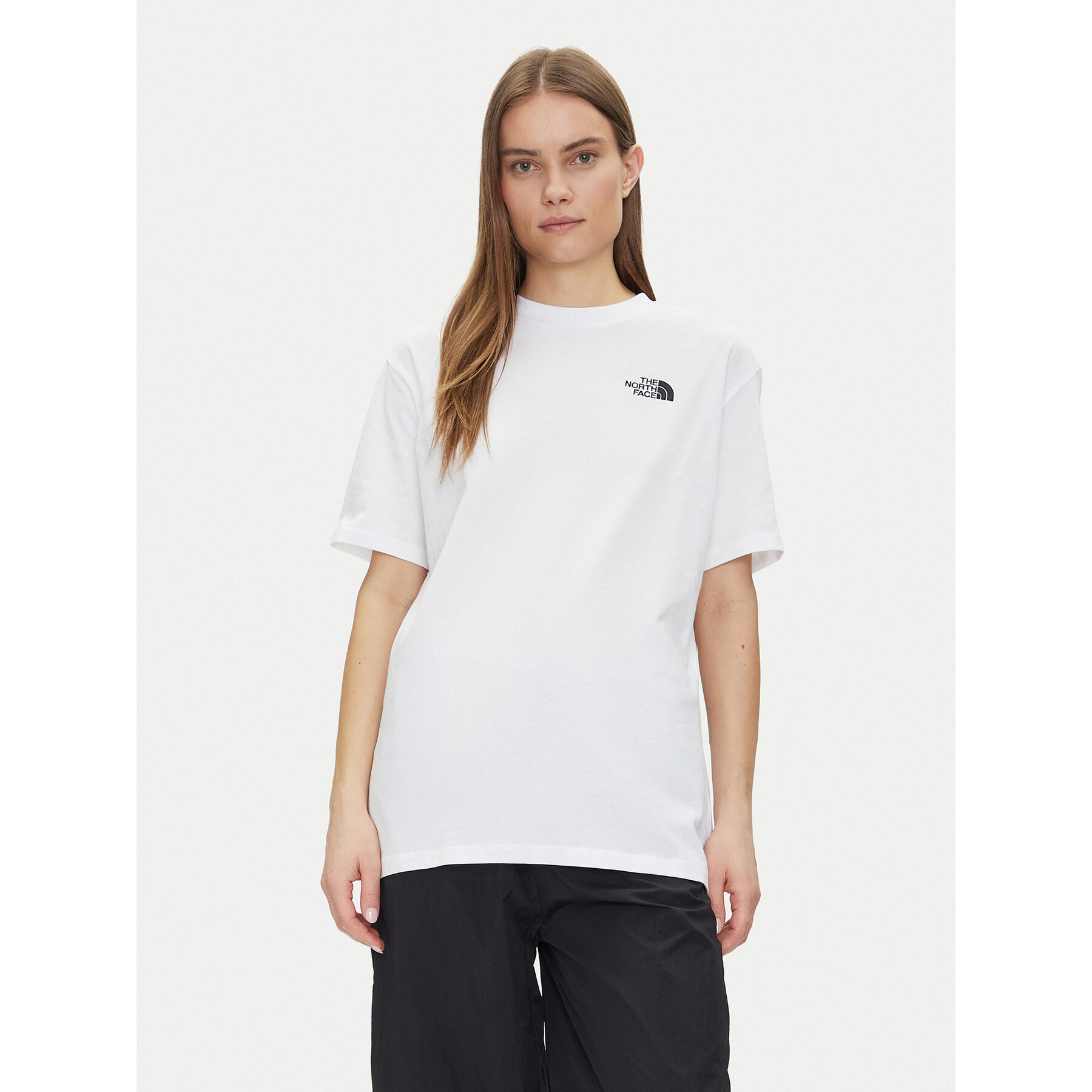 The North Face T-shirt NF0A87NQFN41 Bianco Oversize