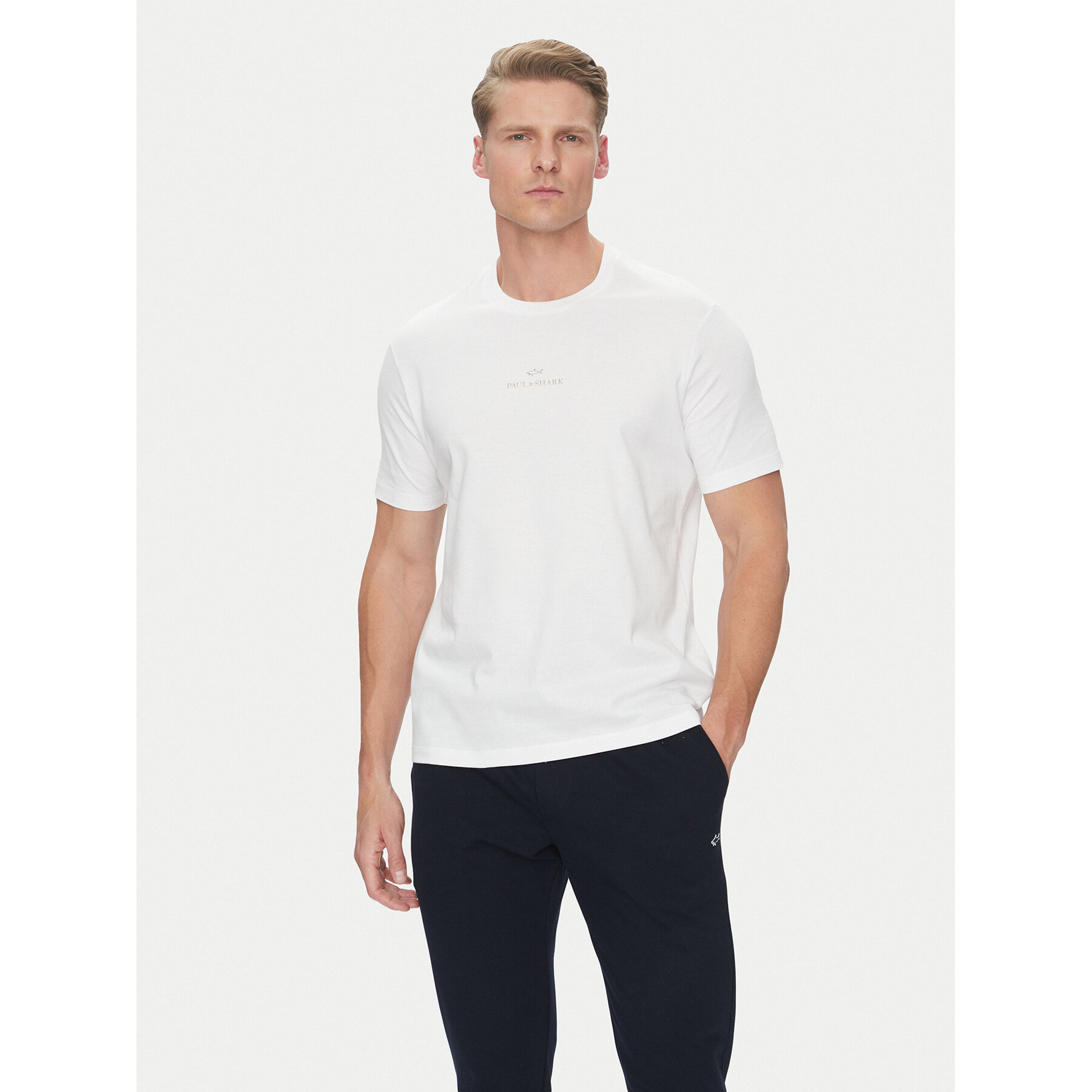 Paul&Shark Paul&Shark T-Shirt C0P1240 Λευκό Regular Fit