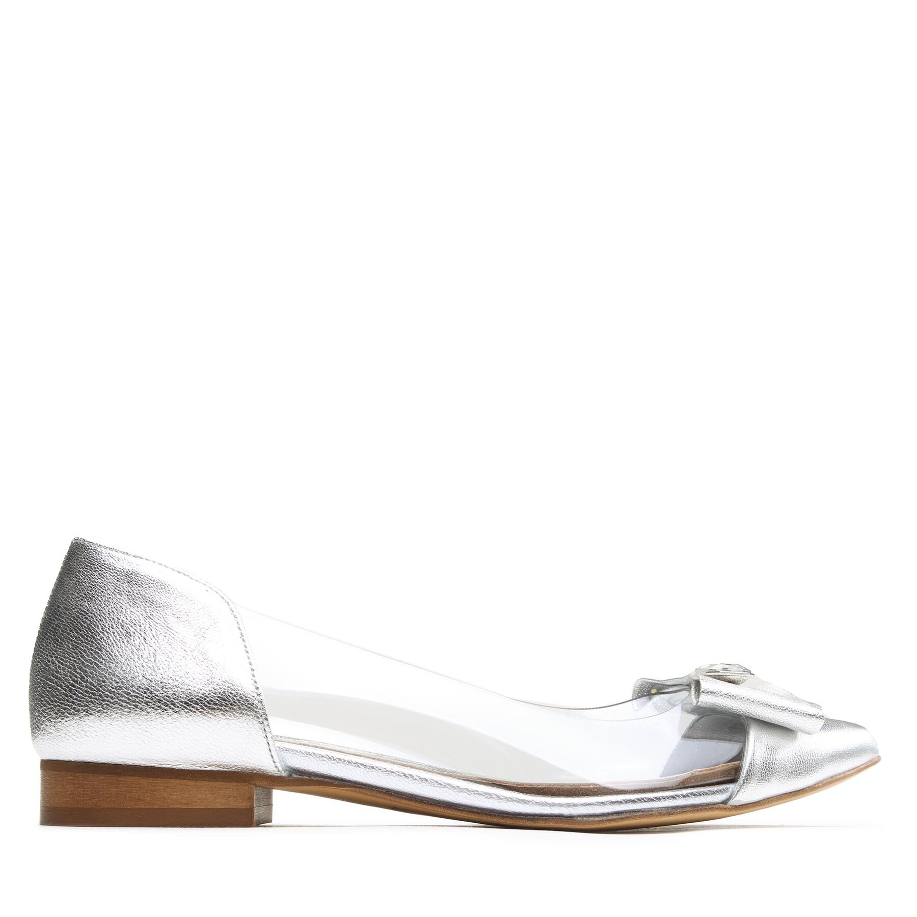 R.Polański Donna Ballerine, Taglia 36, Argento, 1670, taglia : 36