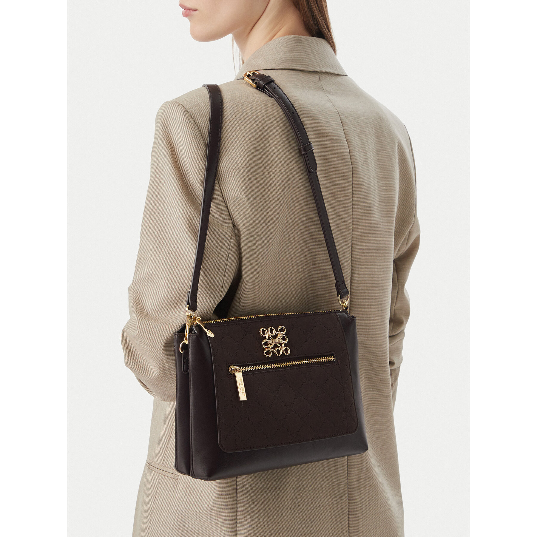 Geantă Nine West CEO-BLUSH ELEGANCE-JH7270 Maro