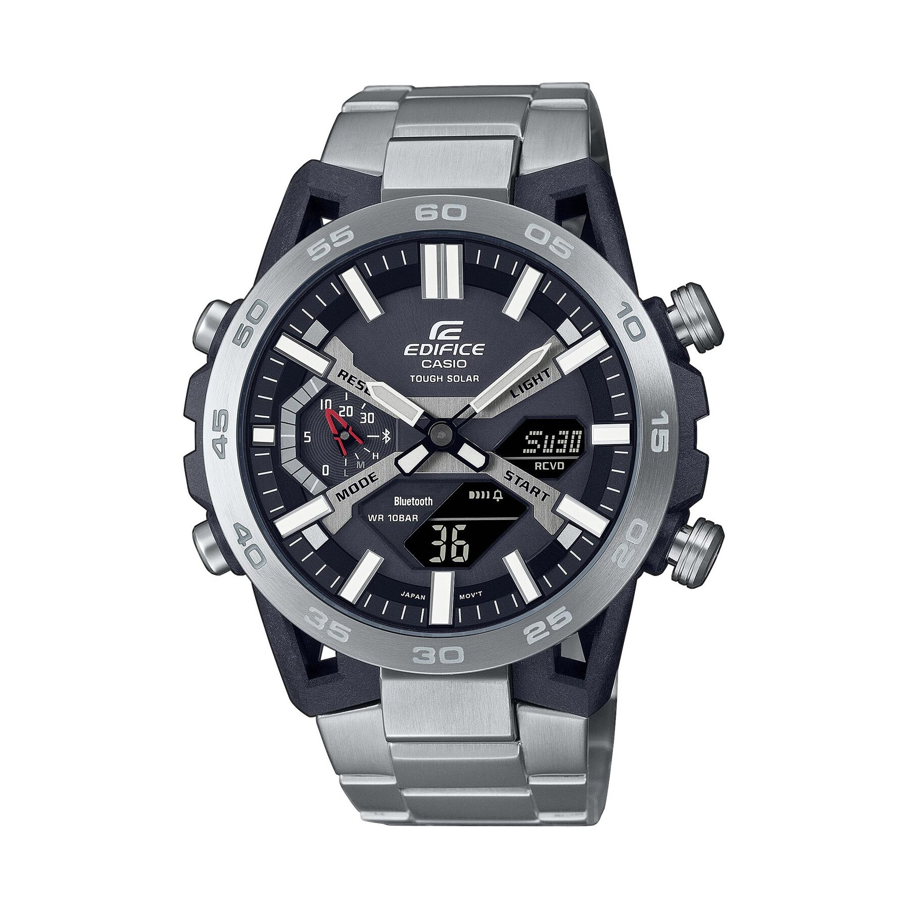 

Годинник Casio ECB-2000D-1AEF Grey/Grey, Срібний
