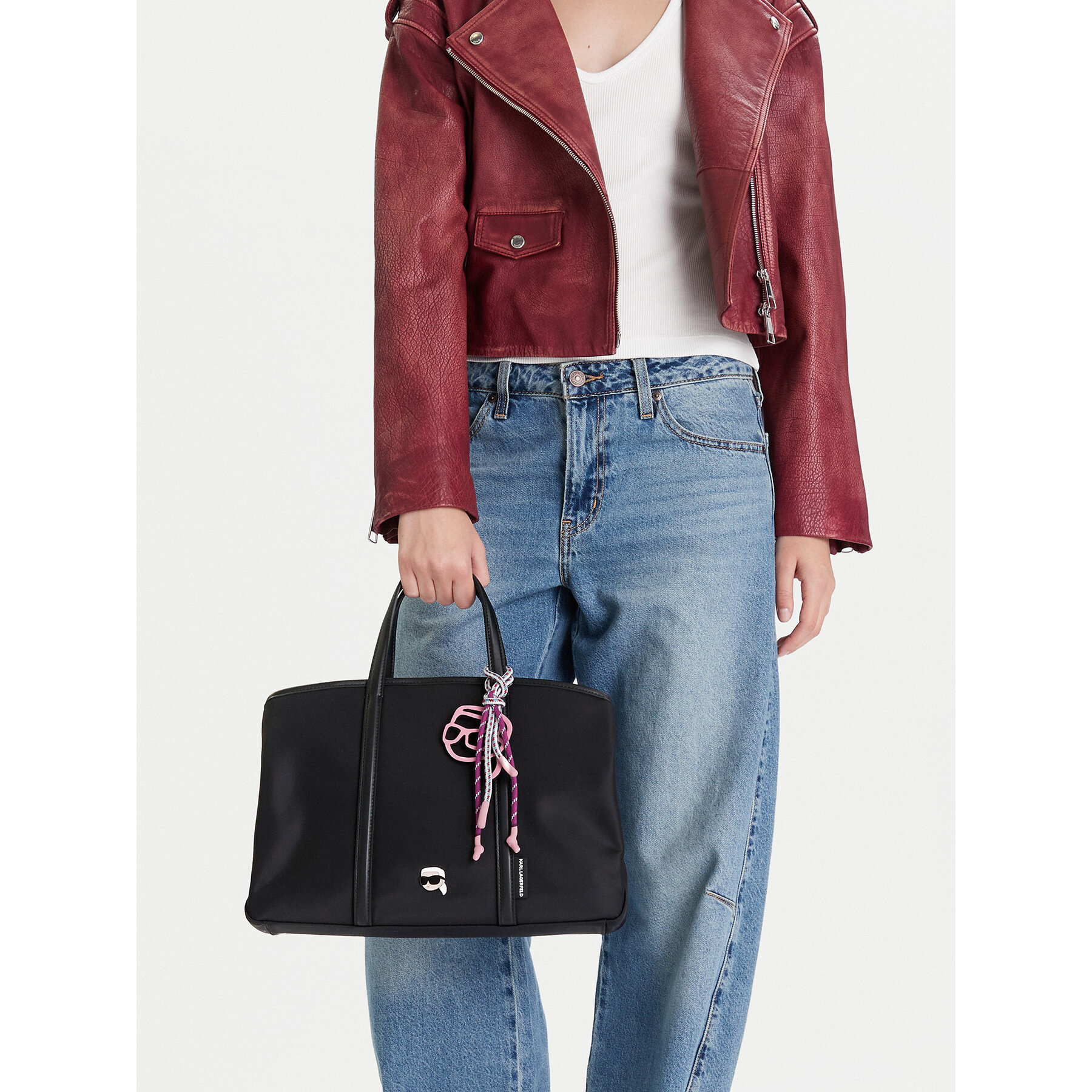 Táska KARL LAGERFELD A4W30017 Fekete