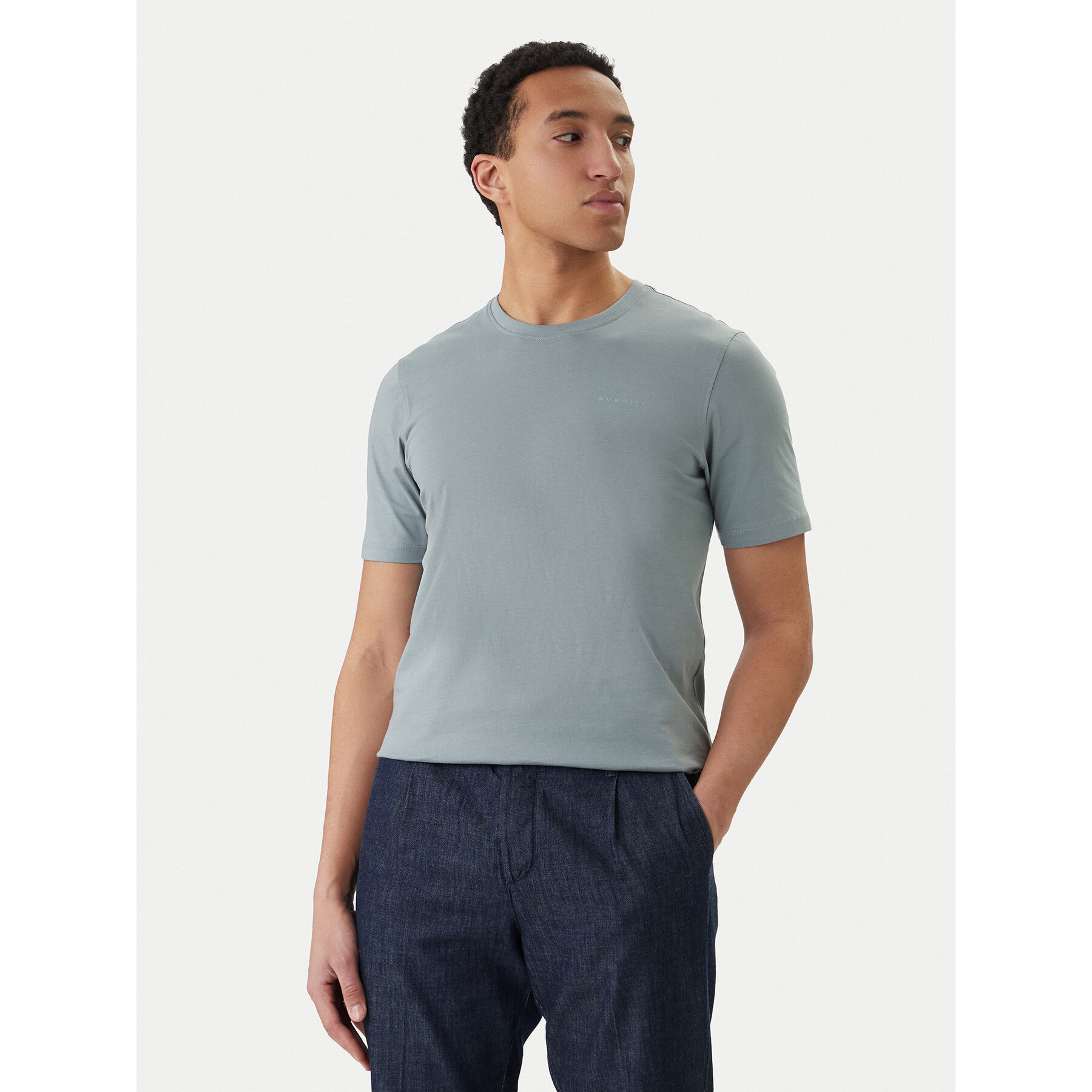 Bugatti T-Shirt 8350-15040E Πράσινο Regular Fit