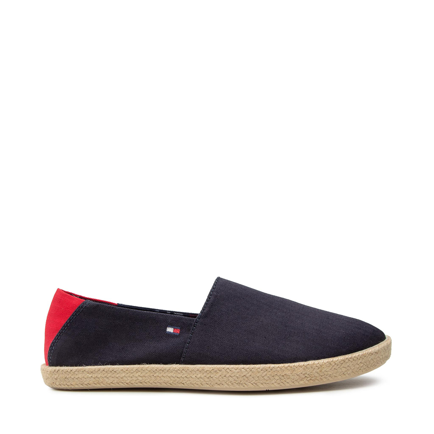 Męskie Espadryle Tommy Hilfiger, Rozmiar 41 Granatowy Easy Summer Slip On FM0FM00569