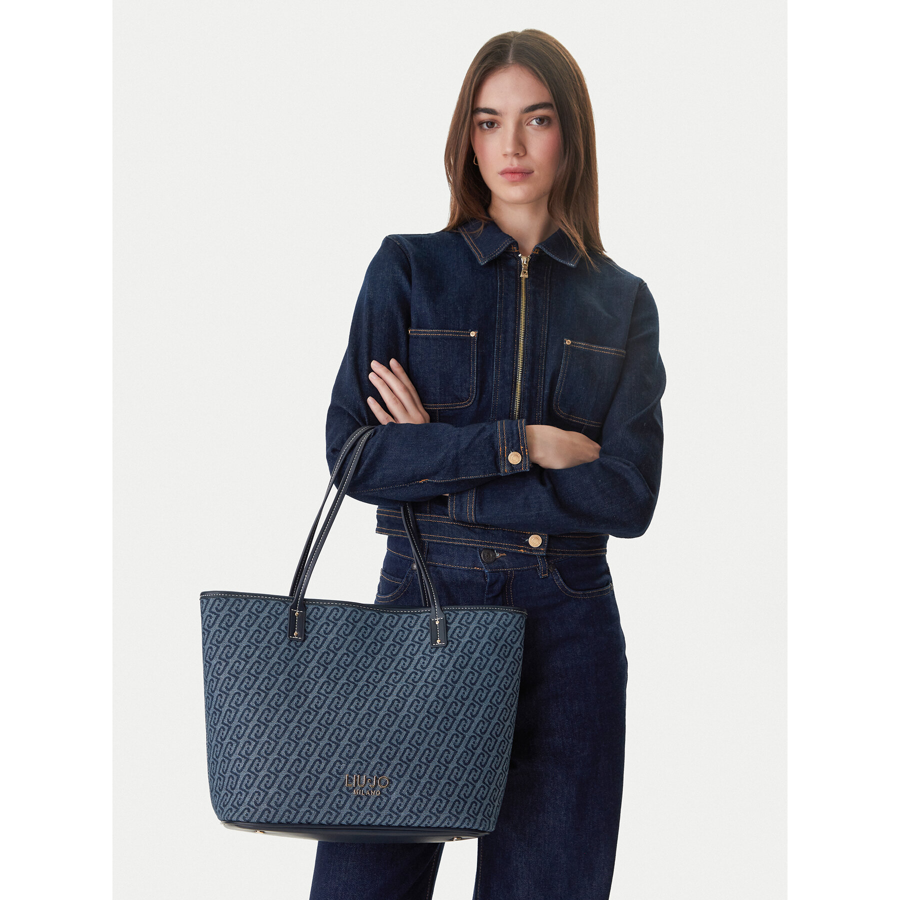 Дамска чанта Liu Jo AA6070 T379A Тъмносин