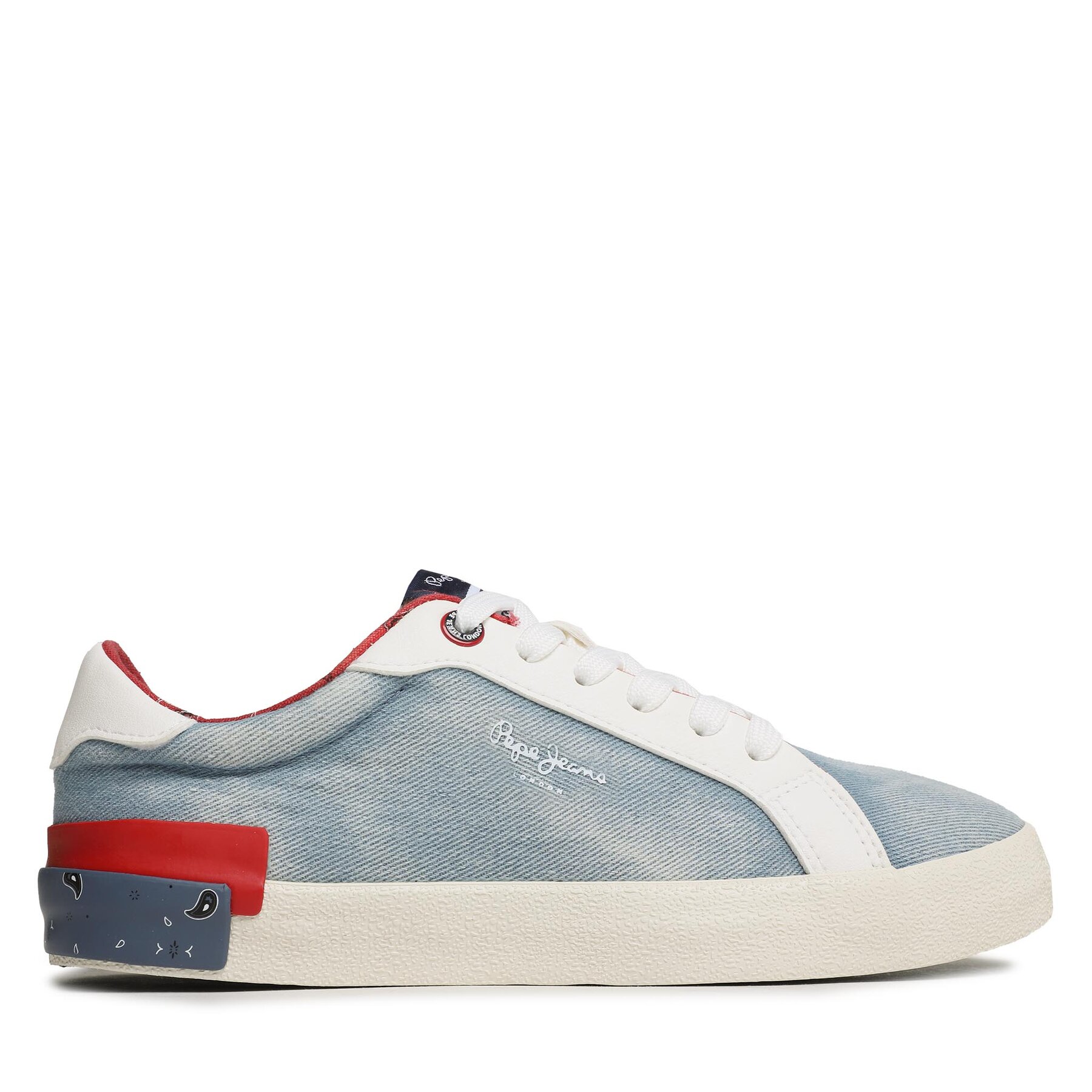 Damskie Sneakersy Pepe Jeans, Rozmiar 36 Niebieski Kenton Denim W PLS31442