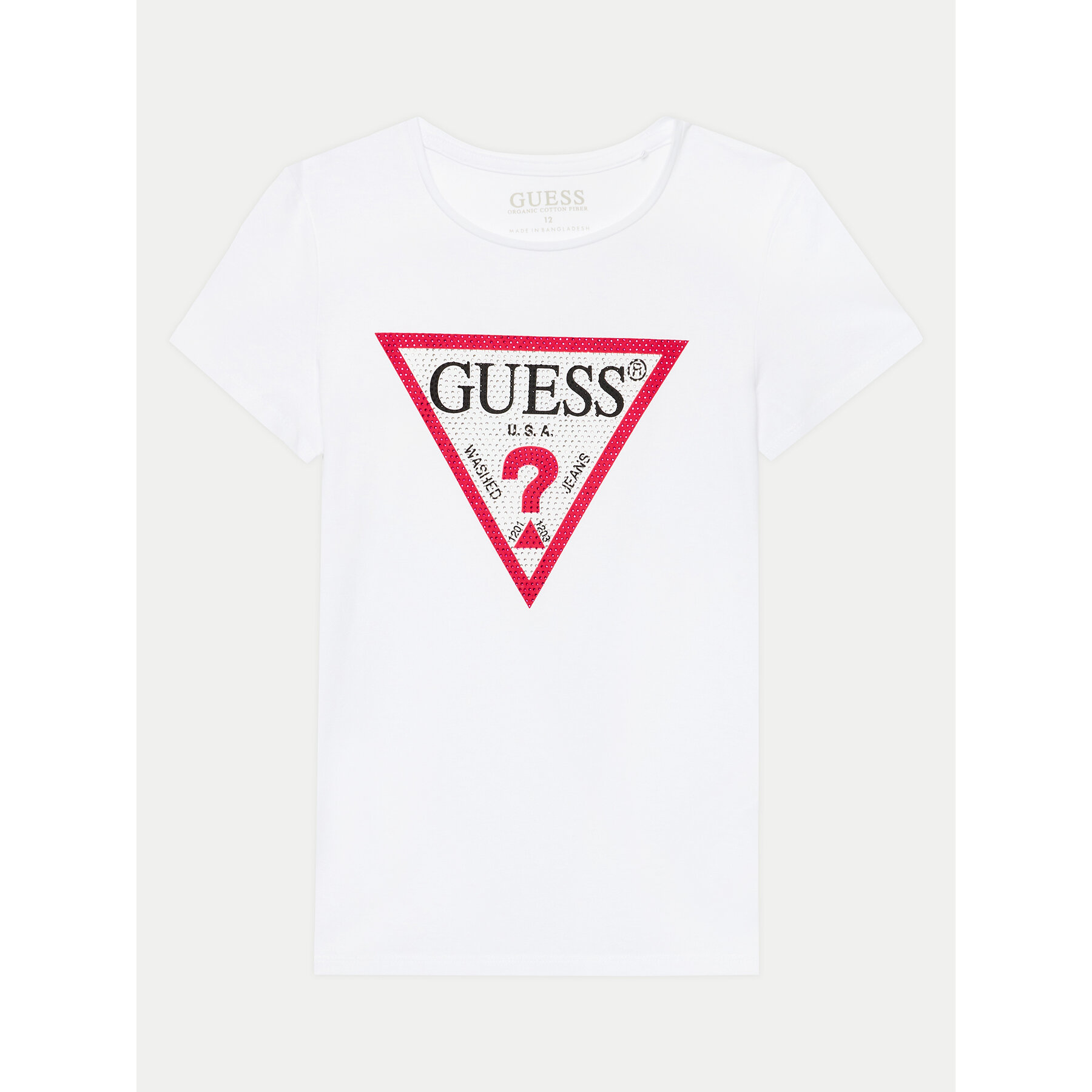 Guess T-Shirt J2YI51 K6YW1 Λευκό Regular Fit