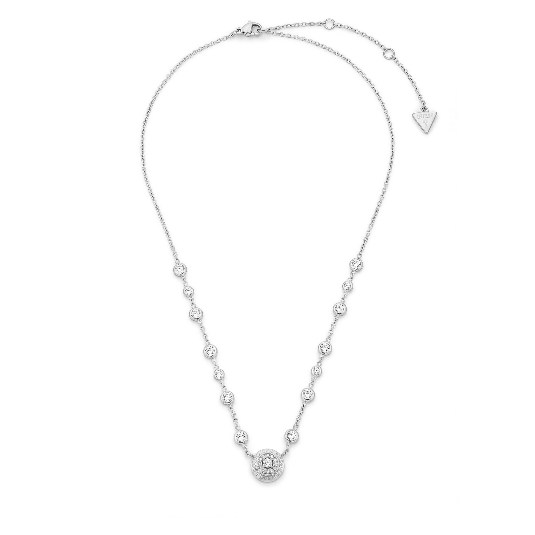 Nyaklánc Guess JUBN06 283JW Ezüst