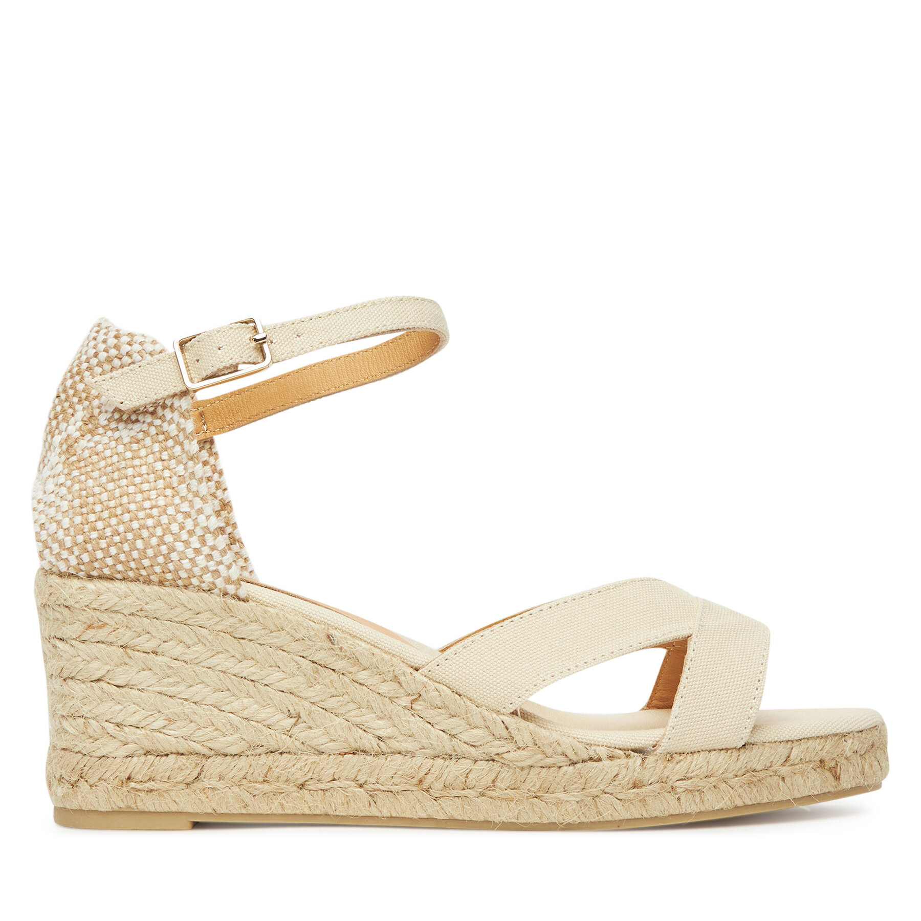 Espadrile Castañer Bruna/6/001 025533 Bej
