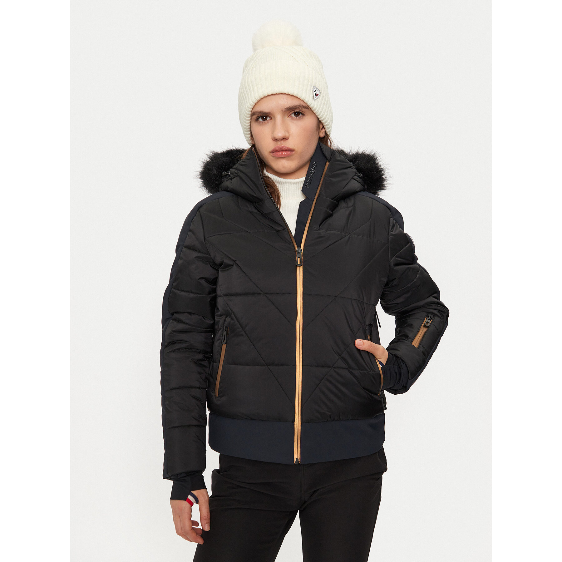 Rossignol Skijacke Ventina RLNWJ23 Schwarz Regular Fit