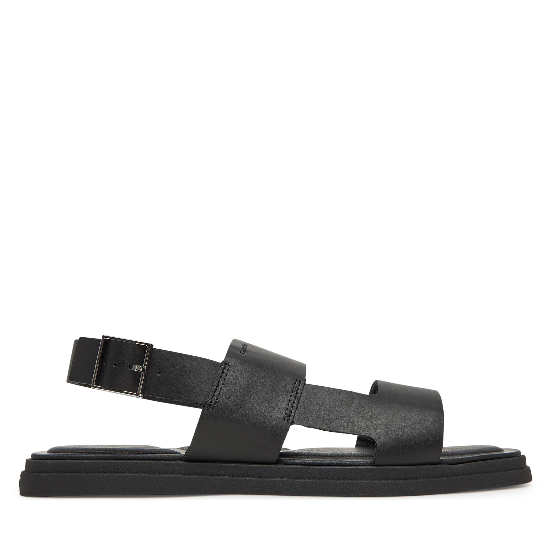 Uomo Sandali Calvin Klein, Taglia 40, Nero, Back Strap W/ Buckle HM0HM01736, taglia : 40
