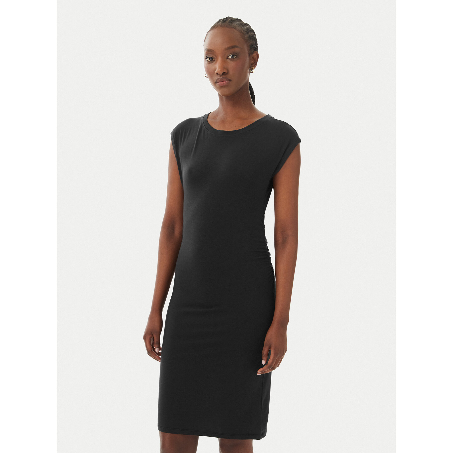 Vero Moda Kleid Für Den Alltag Ava Sarah 10346941 Schwarz Slim Fit