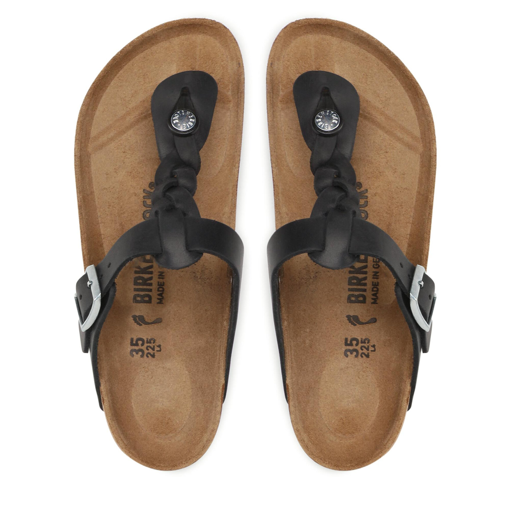 Japanke Birkenstock Gizeh Braided 1021360 Crna