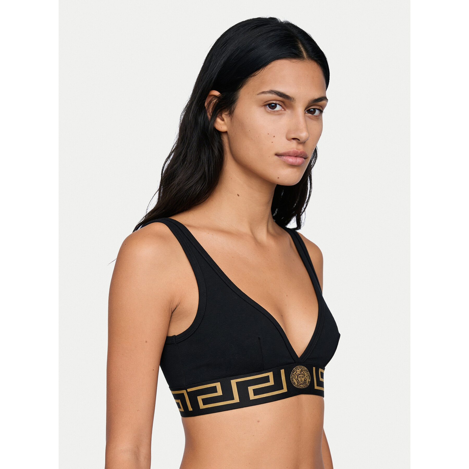Versace Bralette melltartó AUD01047 Fekete