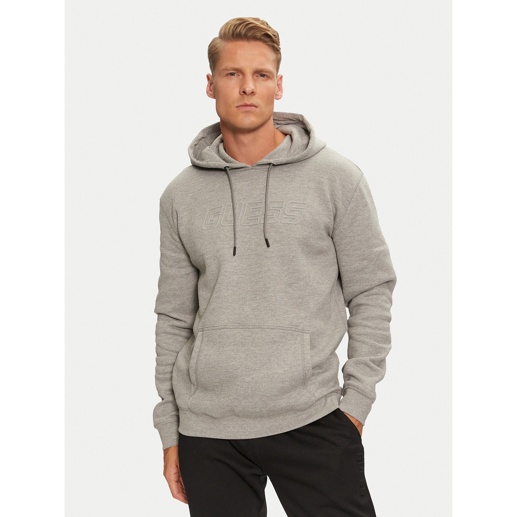 Guess Sweatshirt Aldwin Z4YQ12 K9V31 Grau Regular Fit