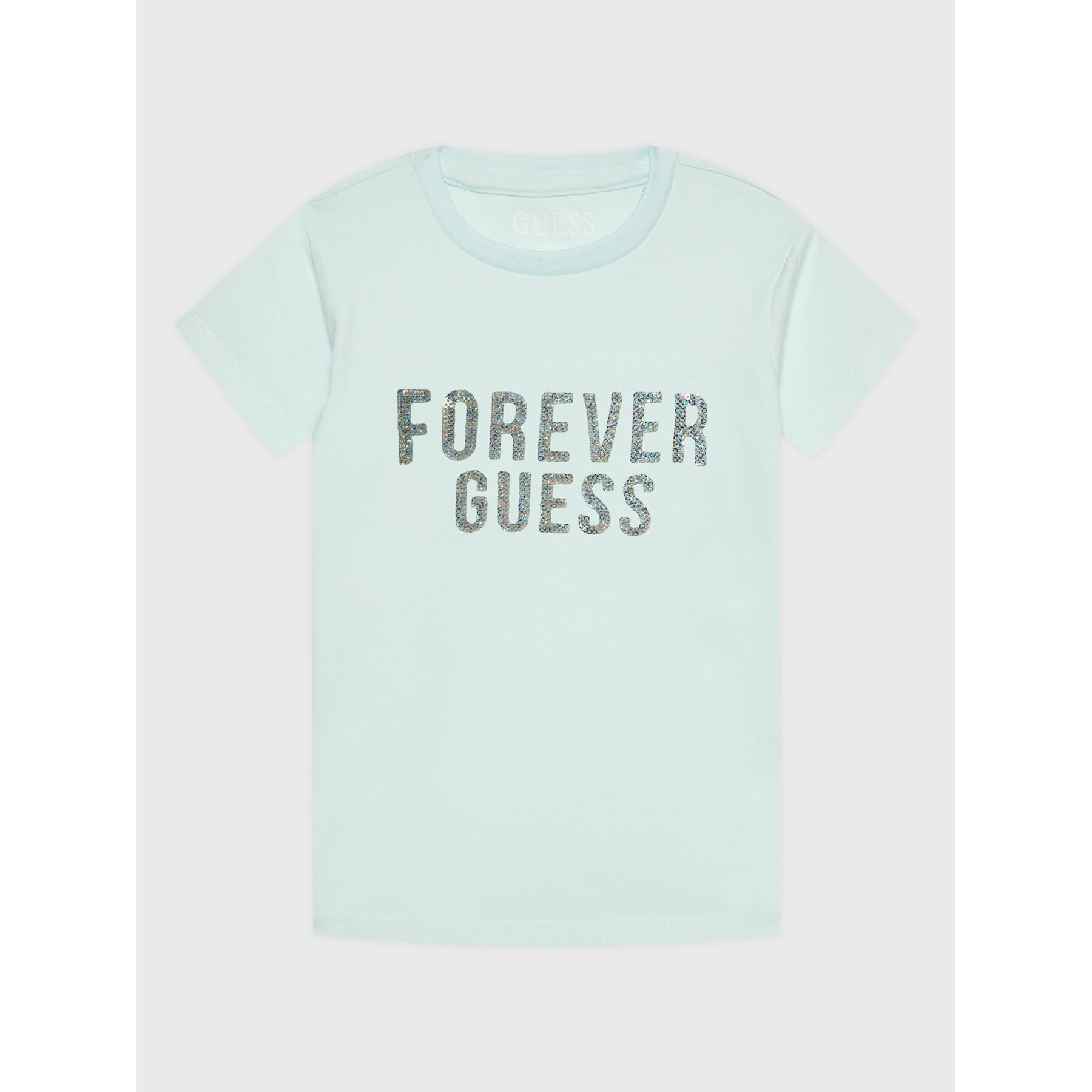 Guess T-Shirt K3RI05 K6YW3 Μπλε Regular Fit