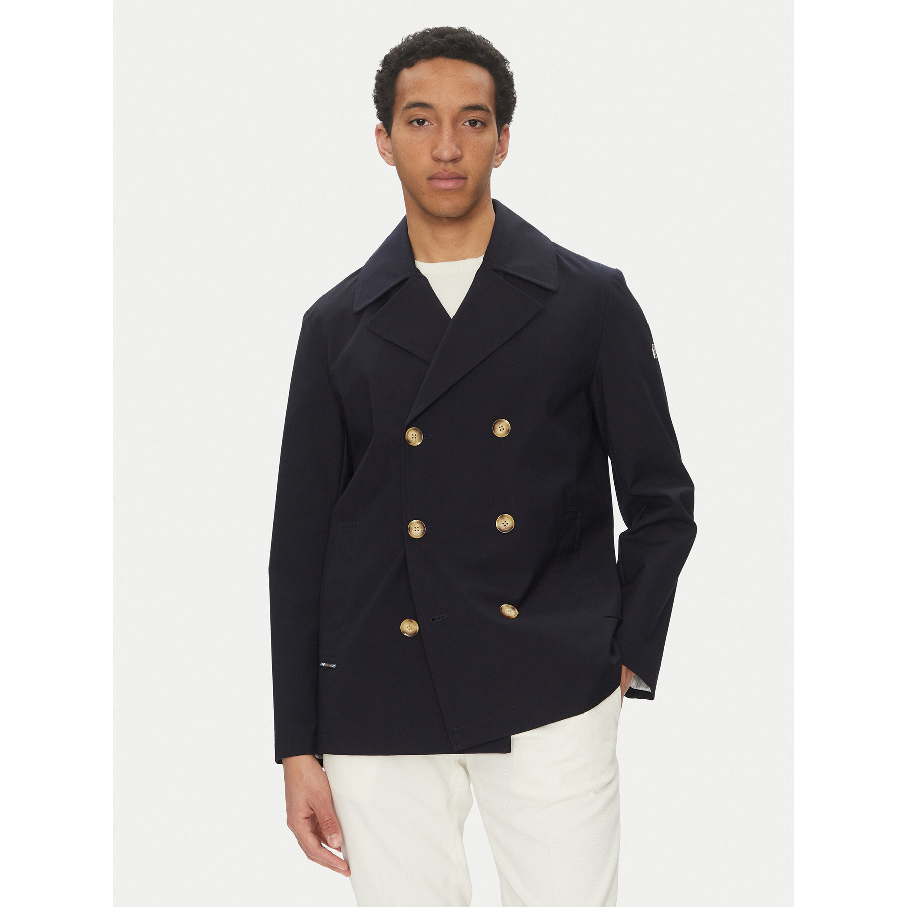 Liu Jo Mantel QA5245 E1003 Dunkelblau Regular Fit