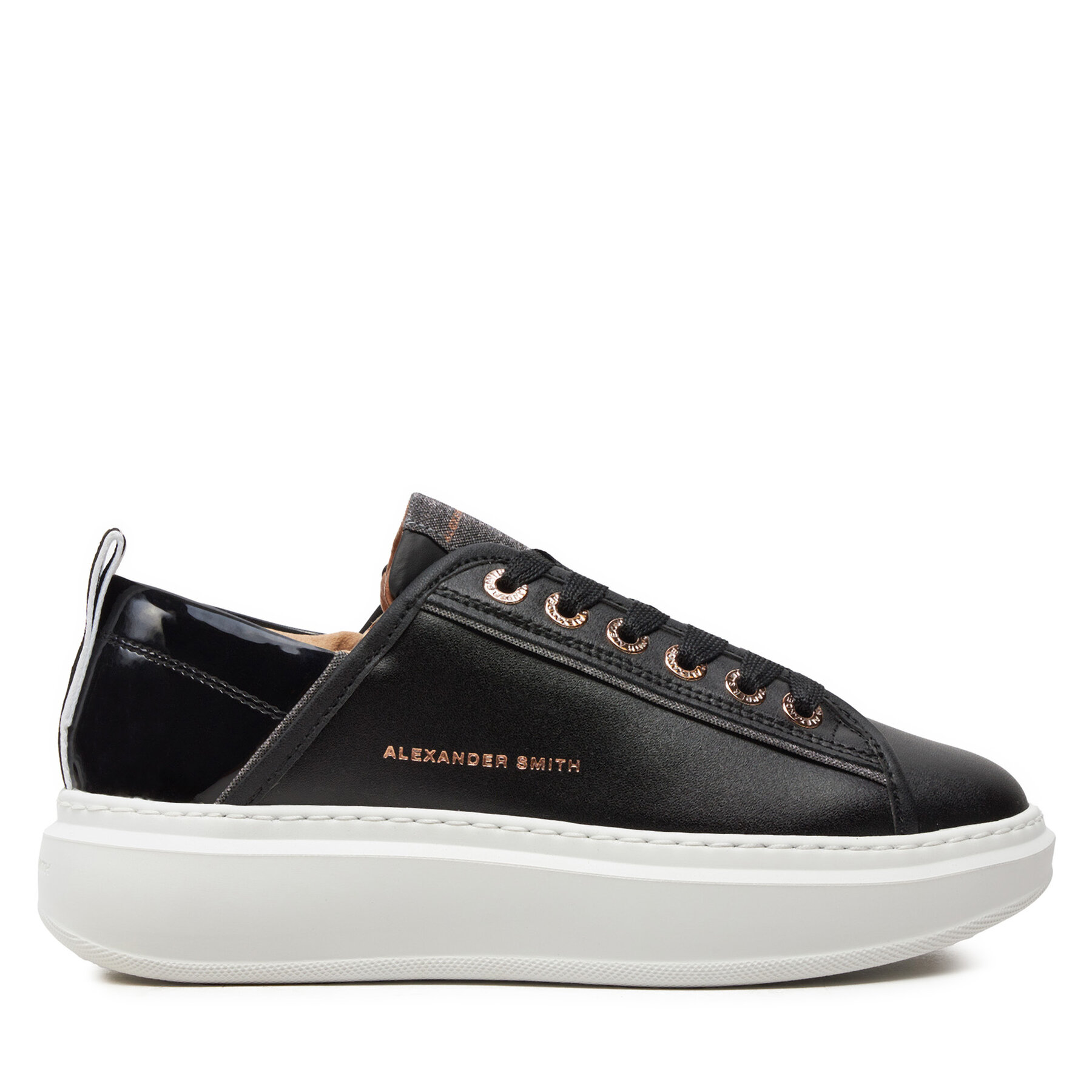 Damskie Alexander Smith Sneakersy, Rozmiar 37 Czarny Wembley ASBAWYW 0066 BLK