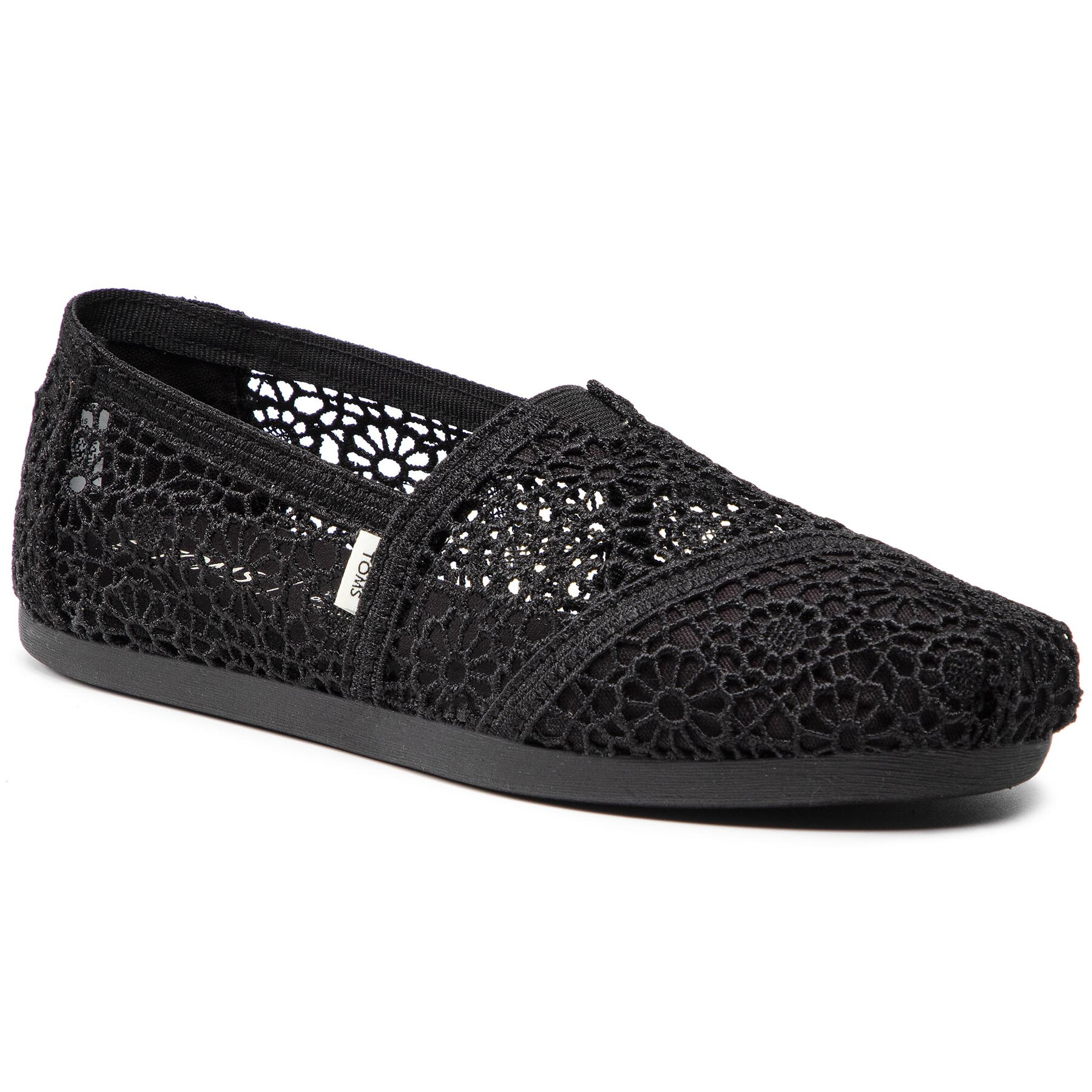 Dámske Poltopánky Toms, Rozmer: 36, Čierna, Alpargata 10016254