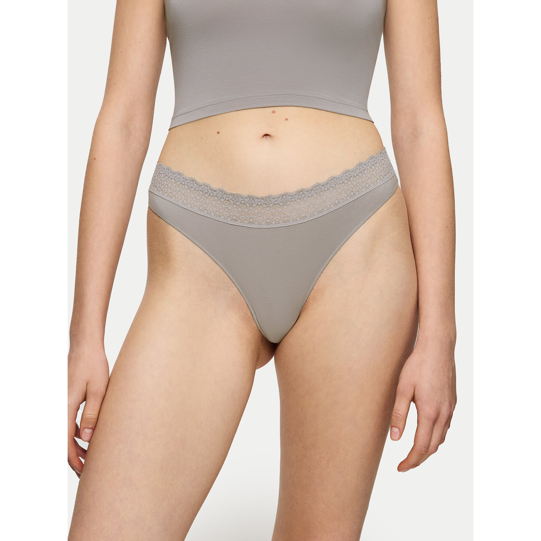 Triumph Tanga Feel Of Modal 10219764 Szürke