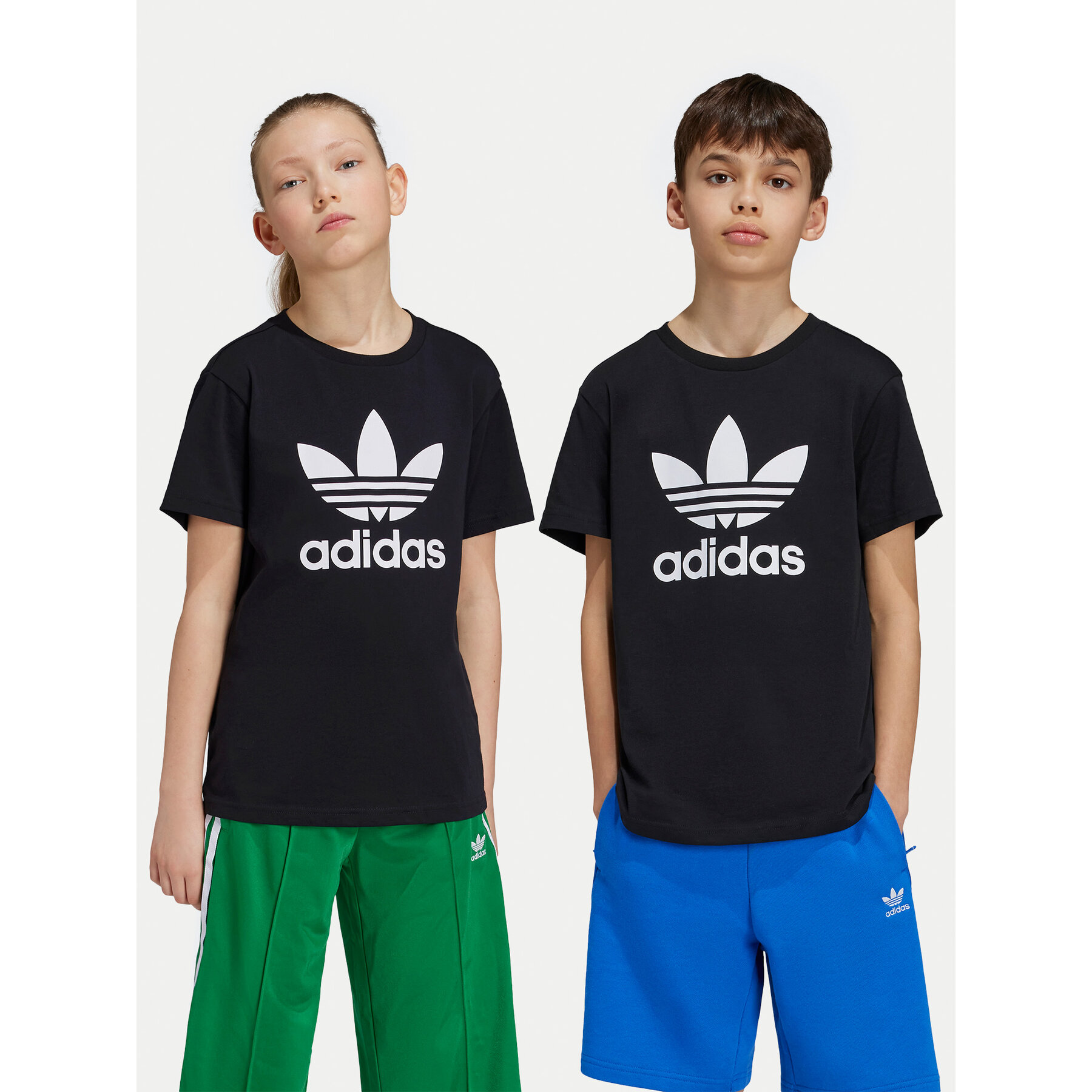 adidas T-Shirt adicolor Trefoil IY7421 Μαύρο Regular Fit