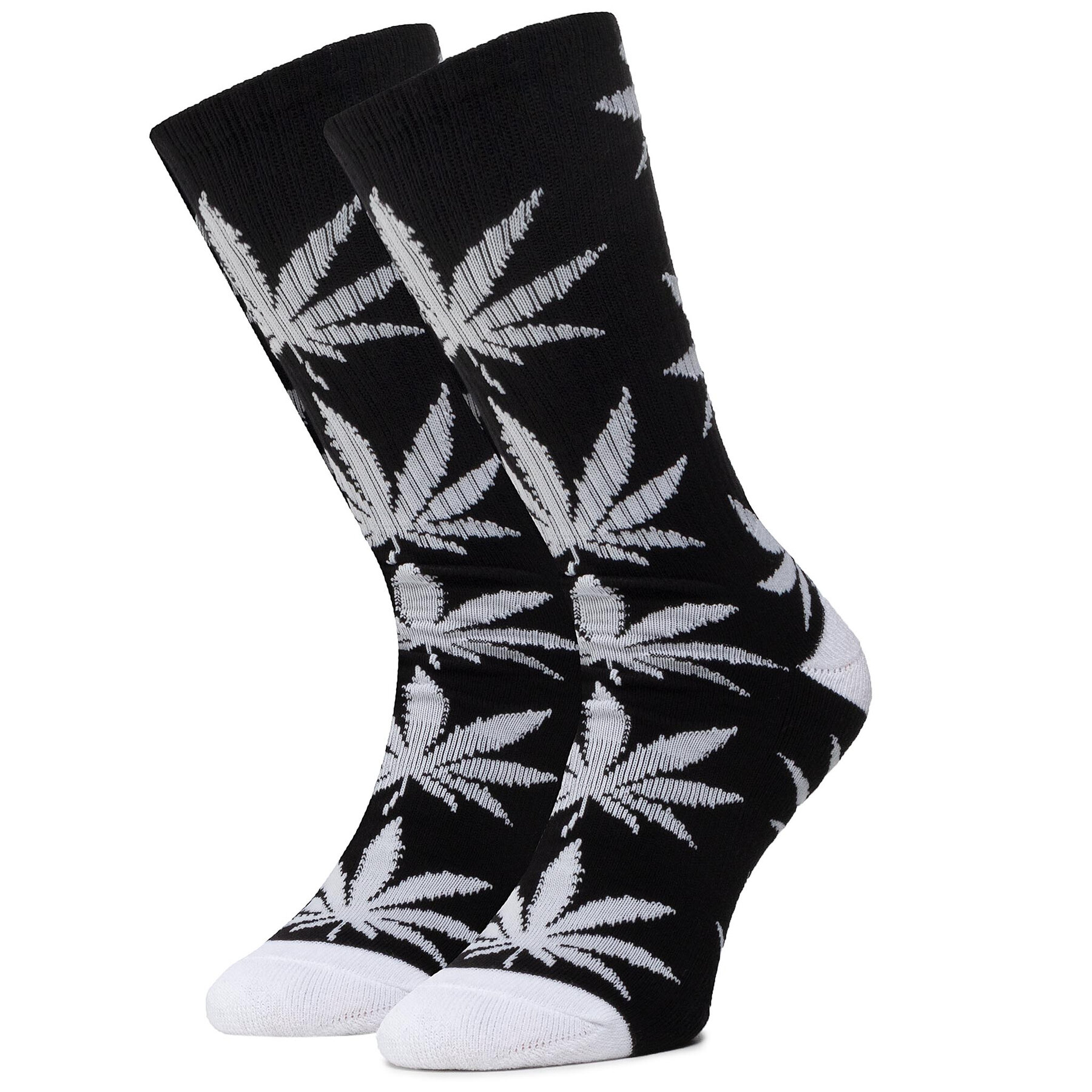  Unisex Magasszárú Zokni HUF Essentials Plantlife Sock SK00298 r.OS Fekete akciós termékkép 1