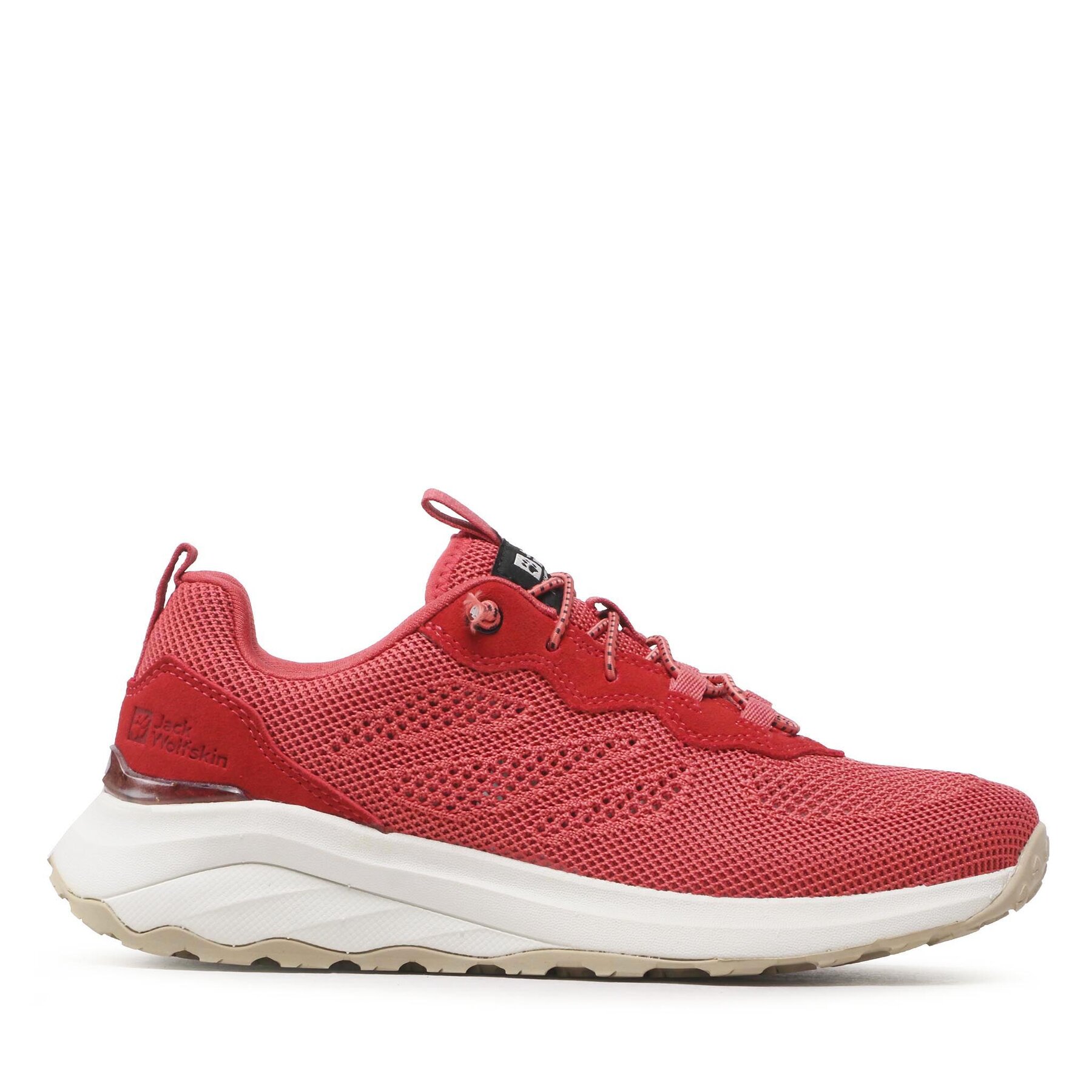 Zapatillas Jack Wolfskin Dromoventure Knit Low W 4056751 Rojo