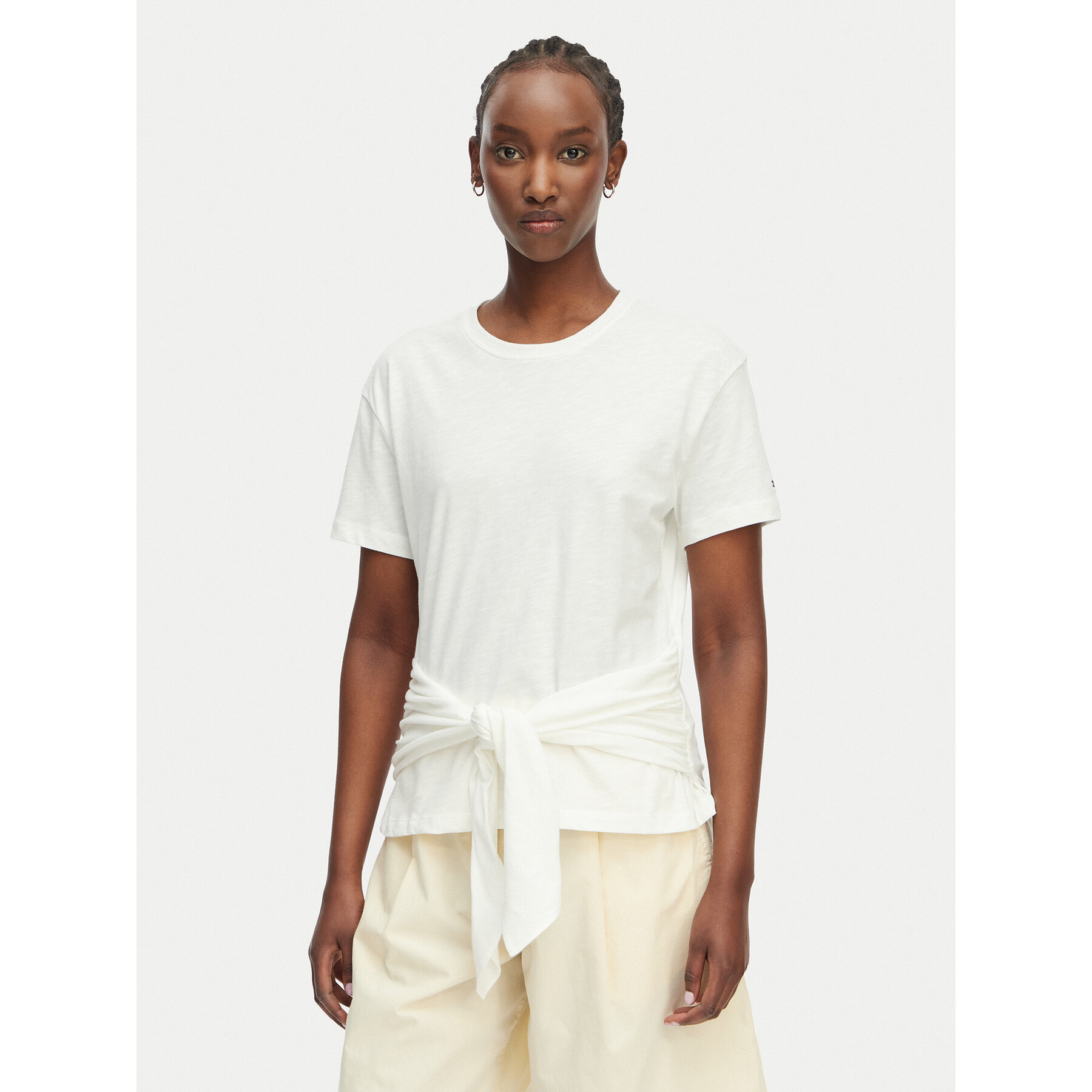 Tommy Hilfiger T-Shirt WW0WW49256 Weiß Relaxed Fit
